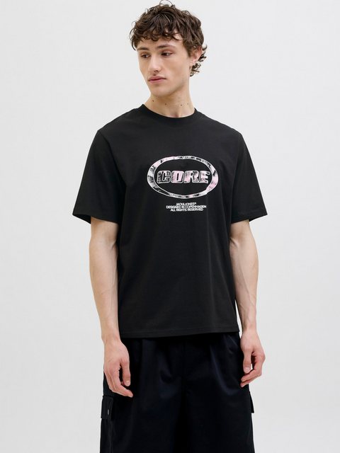 Jack & Jones T-Shirt JCOLIDO AOP FRONT PRINT TEE SS CREW NECK mit Frontprin günstig online kaufen