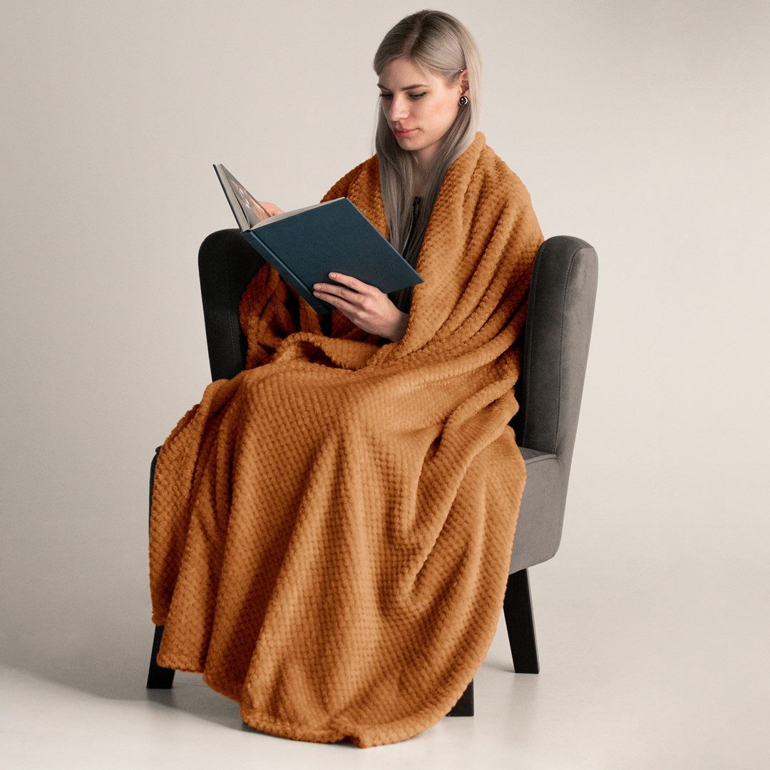 texpot Tagesdecke Kuscheldecke Fleece kuschelig weich günstig online kaufen