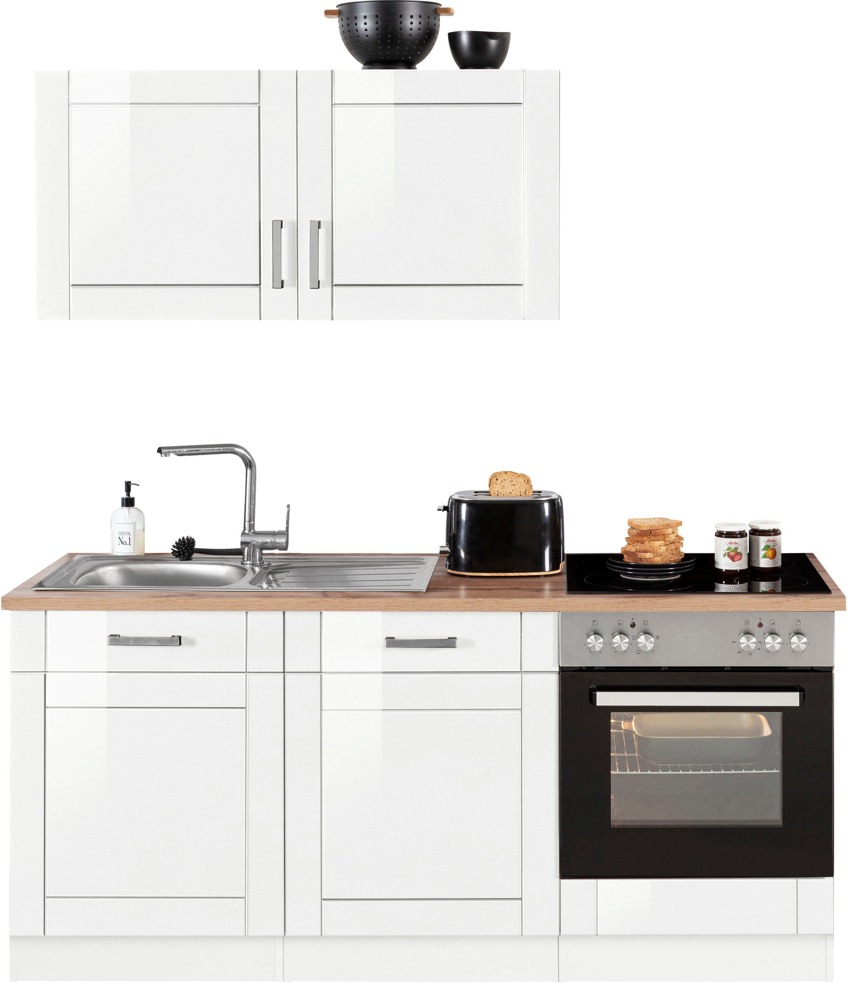 KOCHSTATION Küchenzeile KS-Tinnum, ohne E-Geräte, Breite 180 cm – Bild 2 von 5