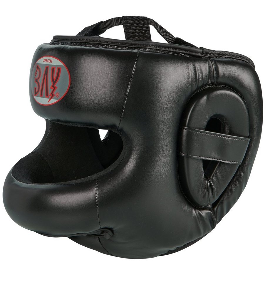 BAY-Sports Kopfschutz Kopfschützer Nasenschutz Boxen Kampfsport Training Vollkontakt Maske (Premium Qualität, 1 Stück), Nasenbügel, Krav Maga, MMA, Kickboxen, Thaiboxen. Muay Thai, Karate