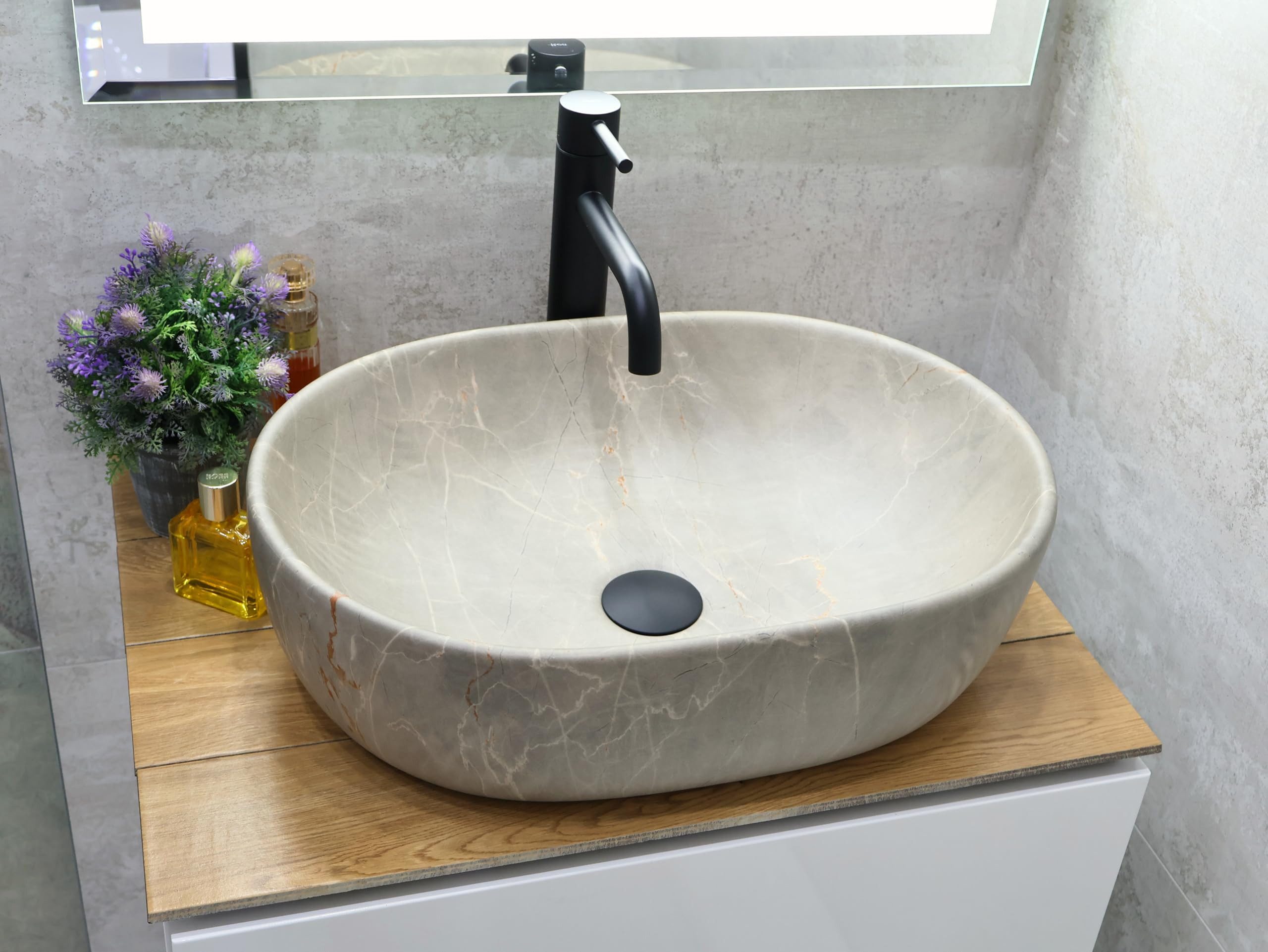 GTM Design Aufsatzwaschbecken AMELIA Modern Waschbecken günstig online kaufen