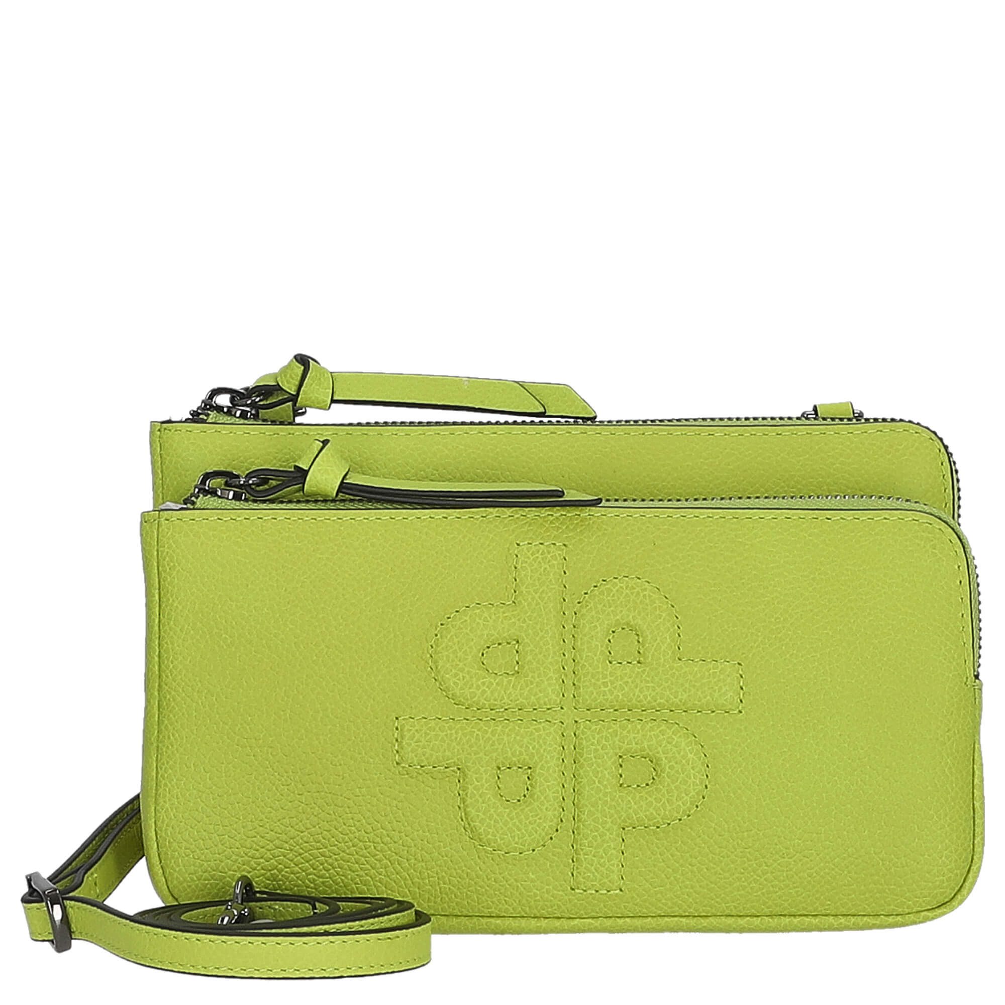 Umhängetasche PPPP - Schultertasche 20 cm (lime)