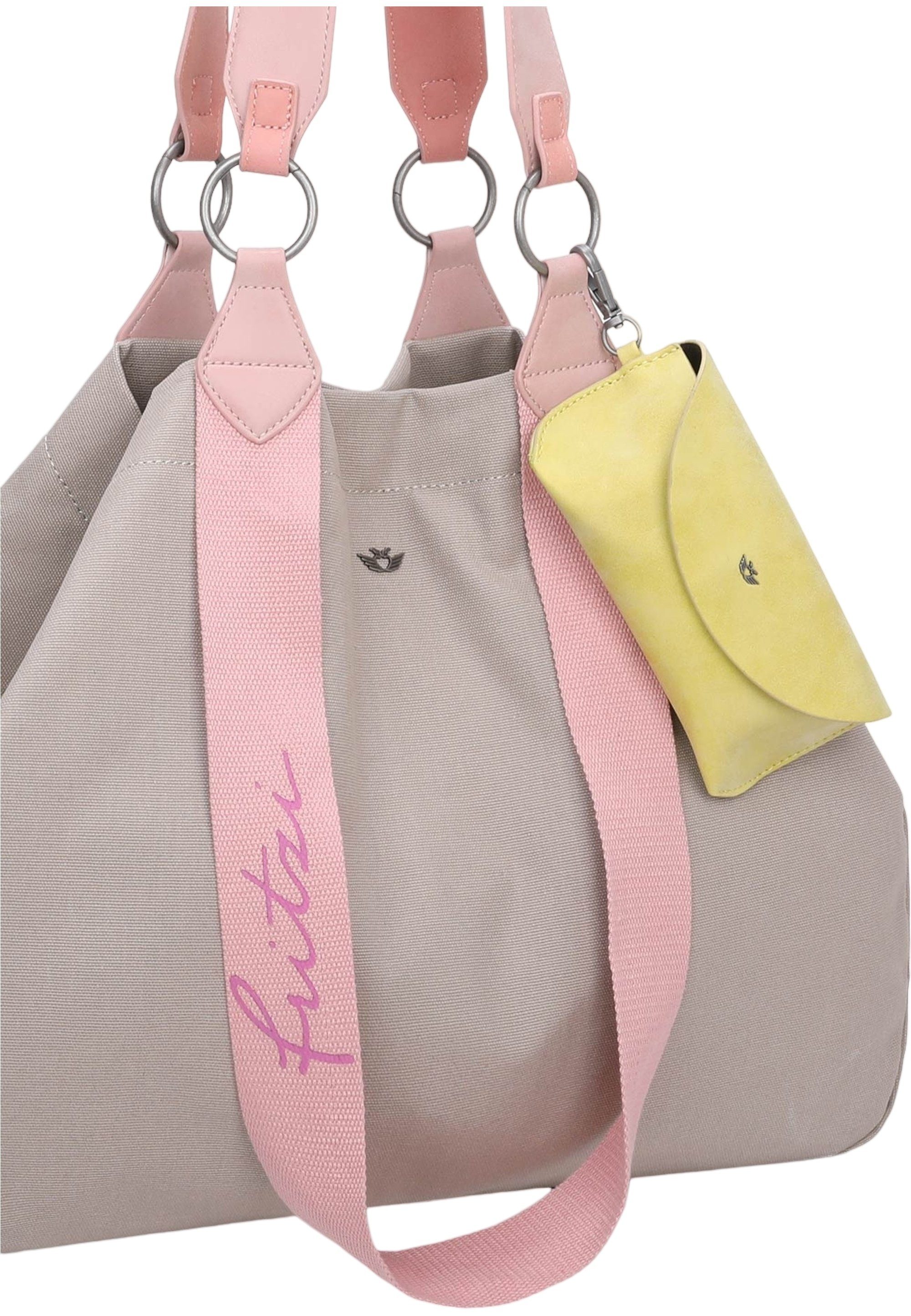 Fritzi aus Preußen Henkeltasche beige Izzy, veganen aus Materialien