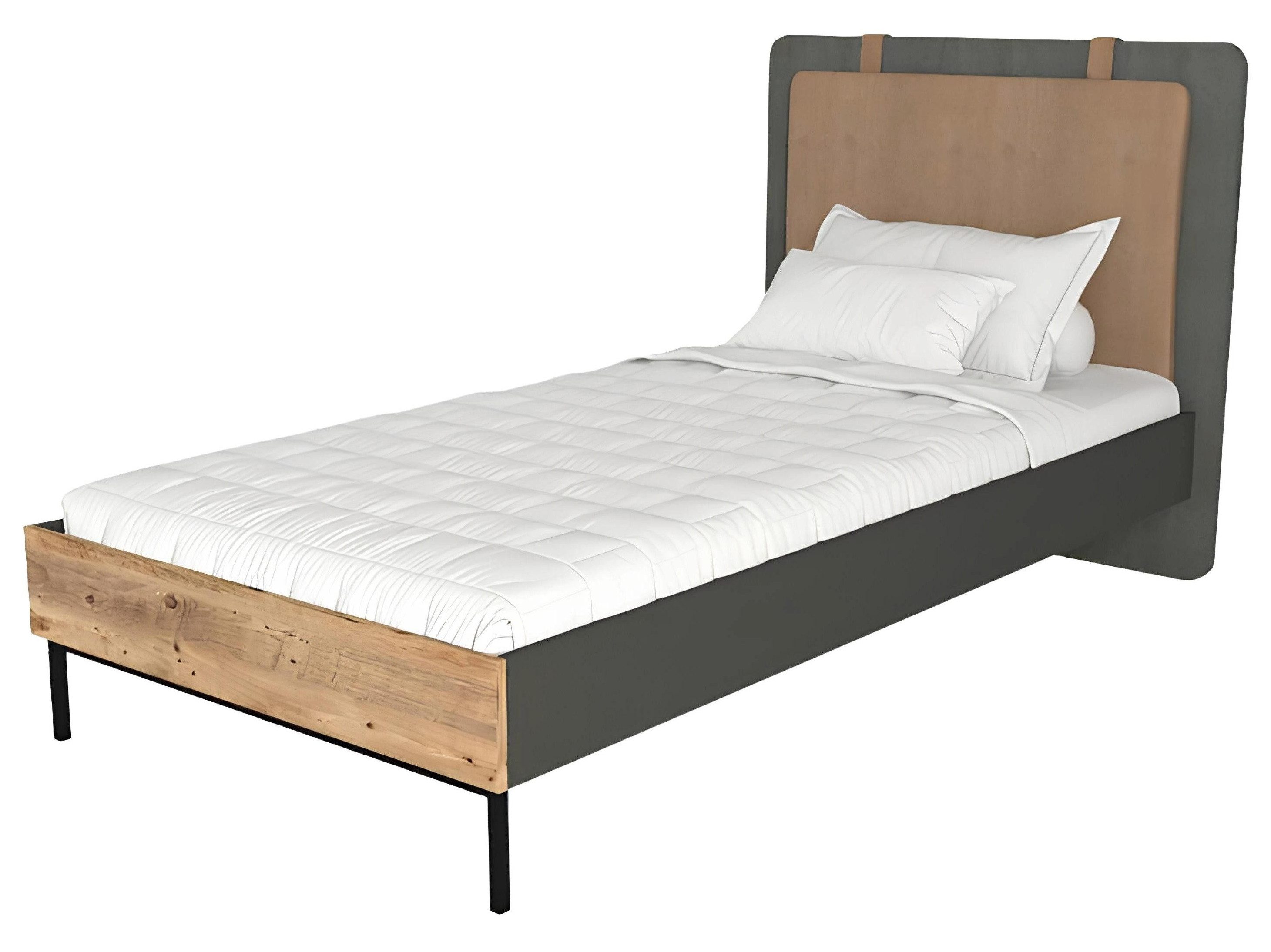 Xlmoebel Einzelbett Weißes Kinderbett im modernen Design für ein gemütliches Jugendzimmer (Einzelbett, Bett), Hergestellt in Europa