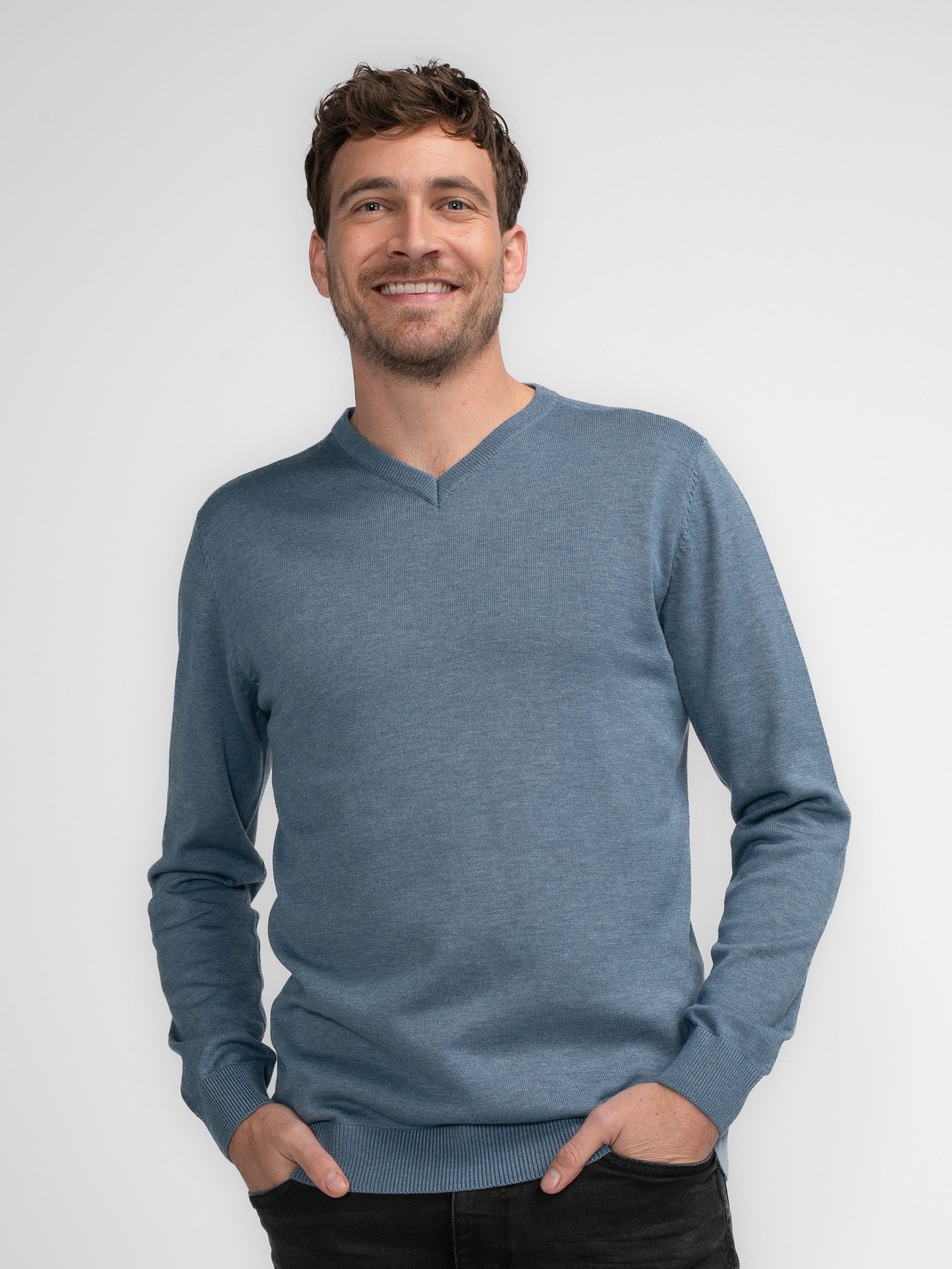 Petrol Industries V-Ausschnitt-Pullover Men Knitwear V-Neck günstig online kaufen