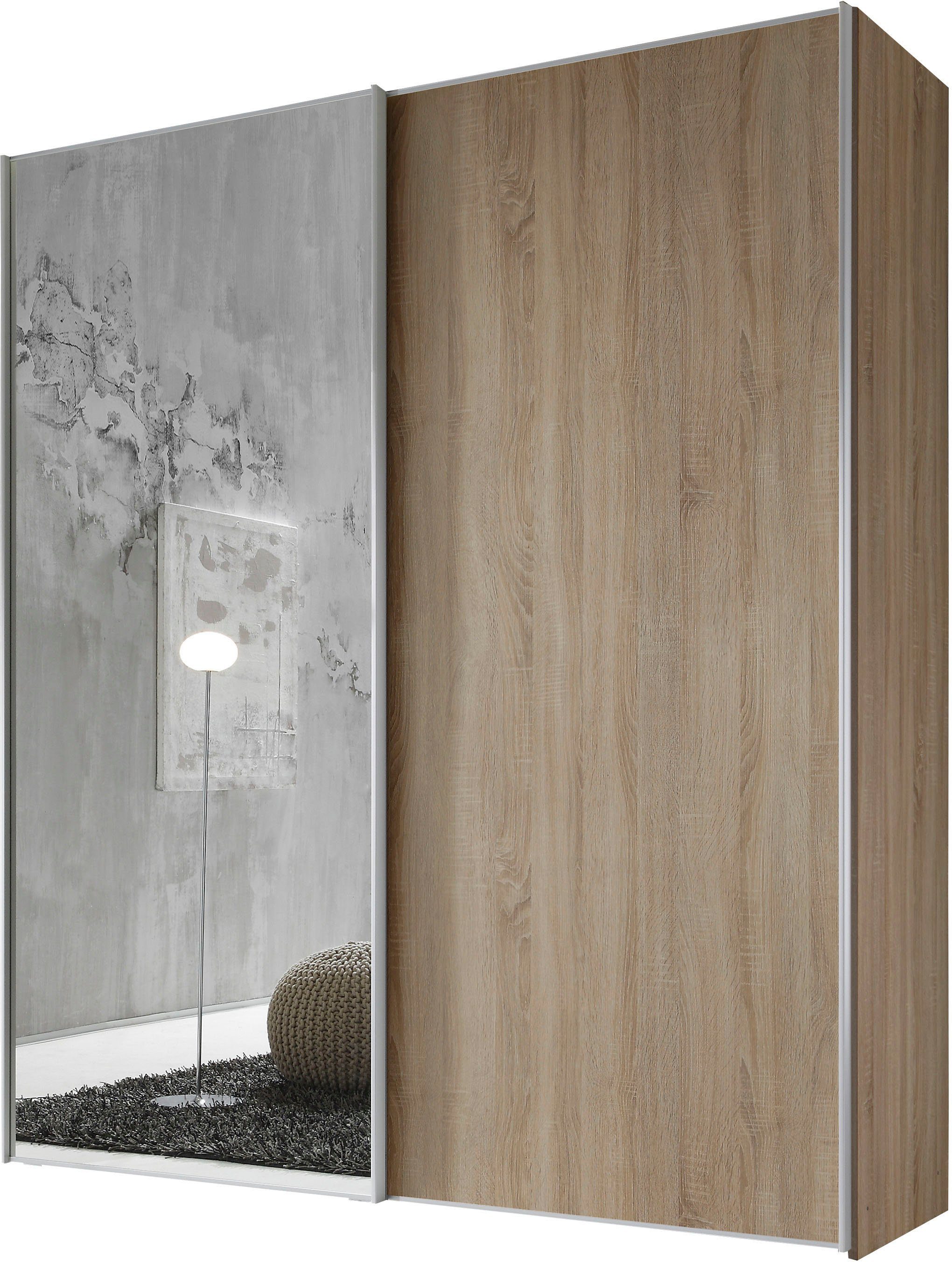 STAUD Schwebetürenschrank Sinfonie Plus, edles Design in hochwertiger Qualität, Made in Germany Mit Spiegeltüre und vier verschiedenen Ausstattungsvarianten