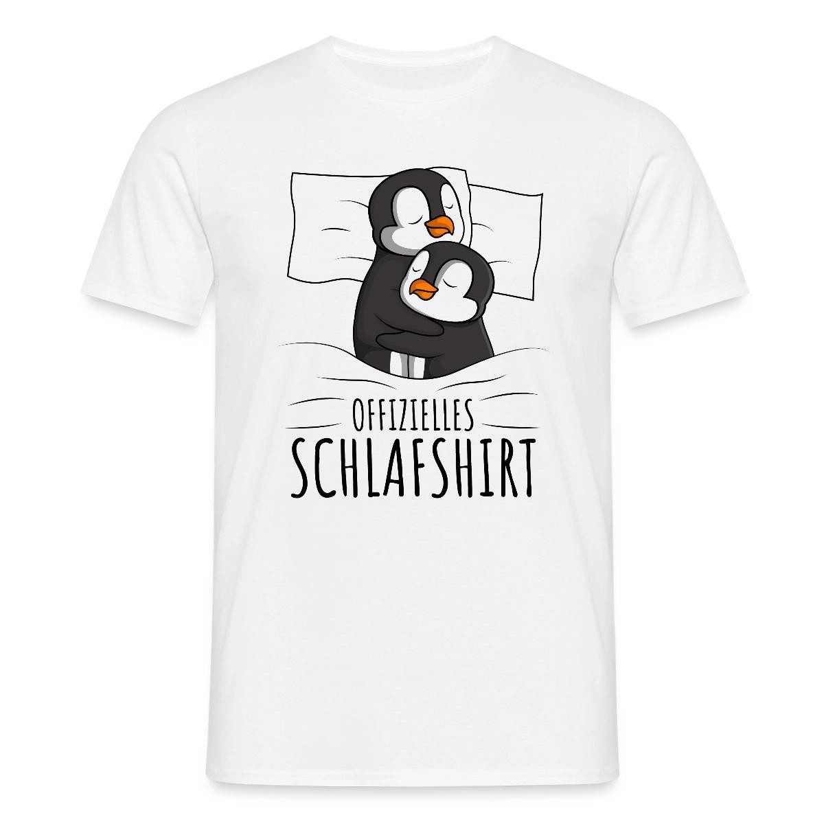 Spreadshirt T-Shirt Offizielles Schlafshirt Pinguin Männer T-Shirt (1-tlg)