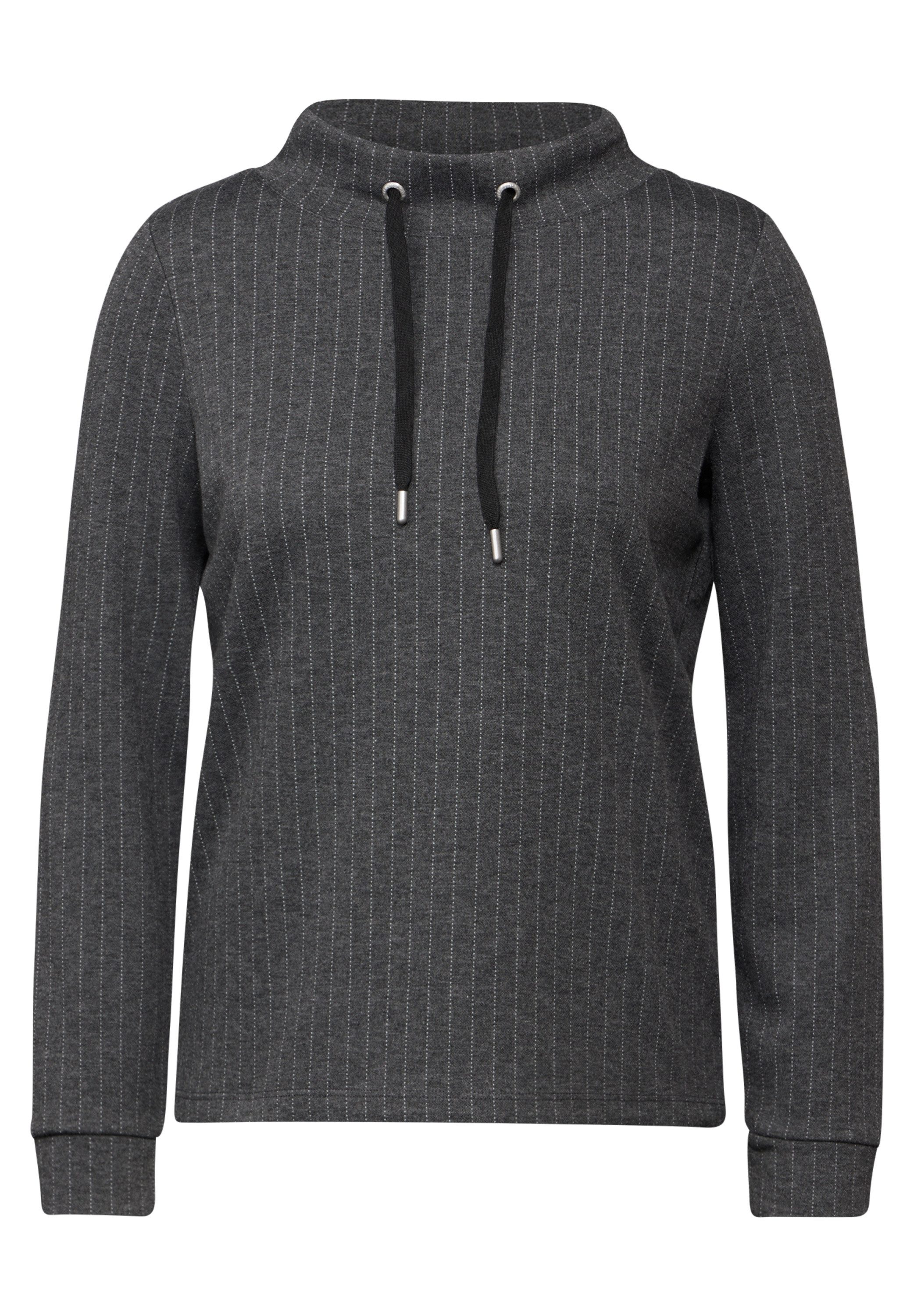 CECIL Langarmshirt mit Stehkragen