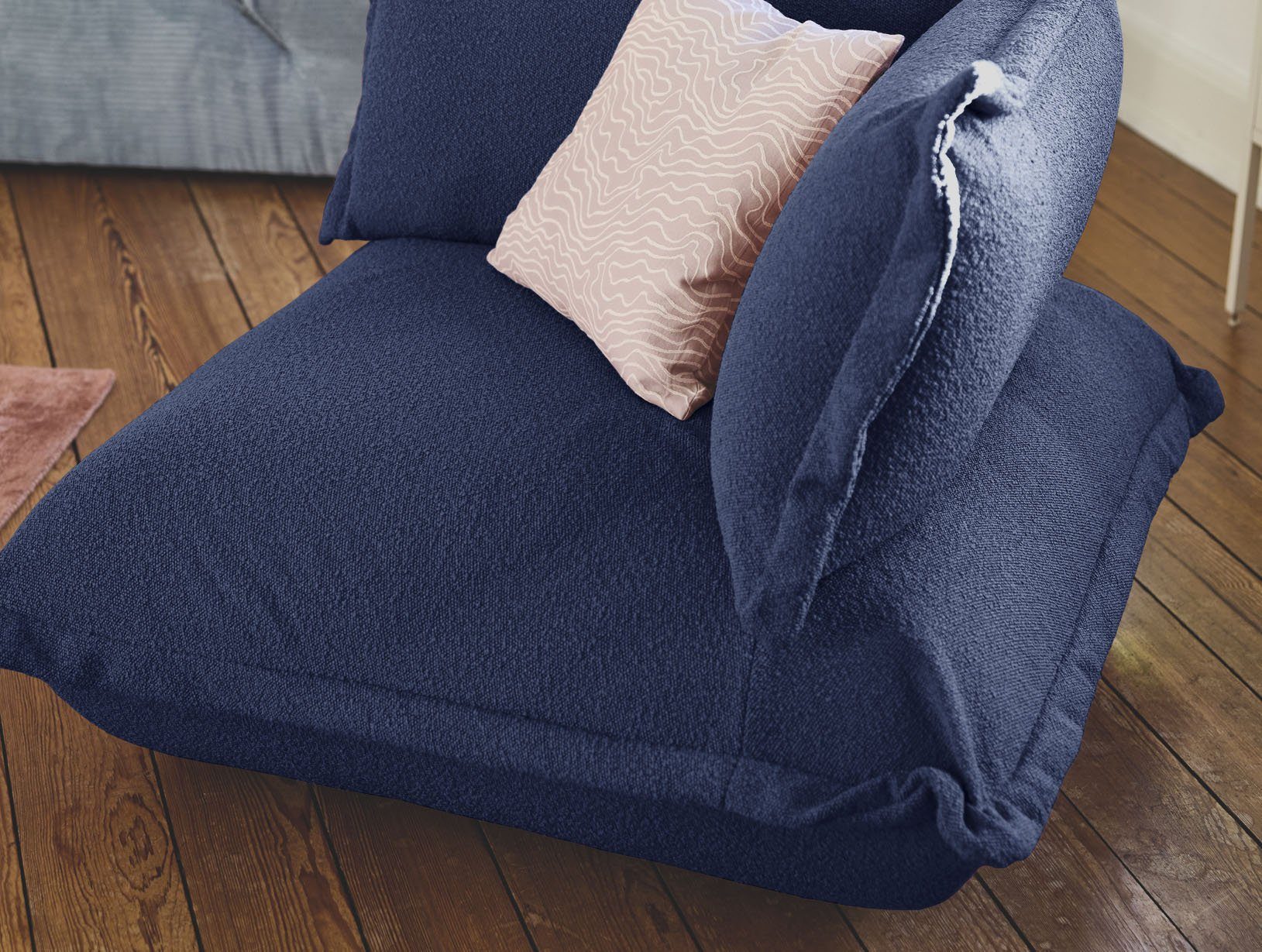 TOM TAILOR HOME Sofa-Eckelement Cushion, im Kissenlook, softer Kaltschaumpolsterung mit lässigen