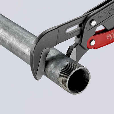 Knipex Rohrzange Rohrzange S-Maul pulverbeschichtet 420 mm, mit Schnellverstellung