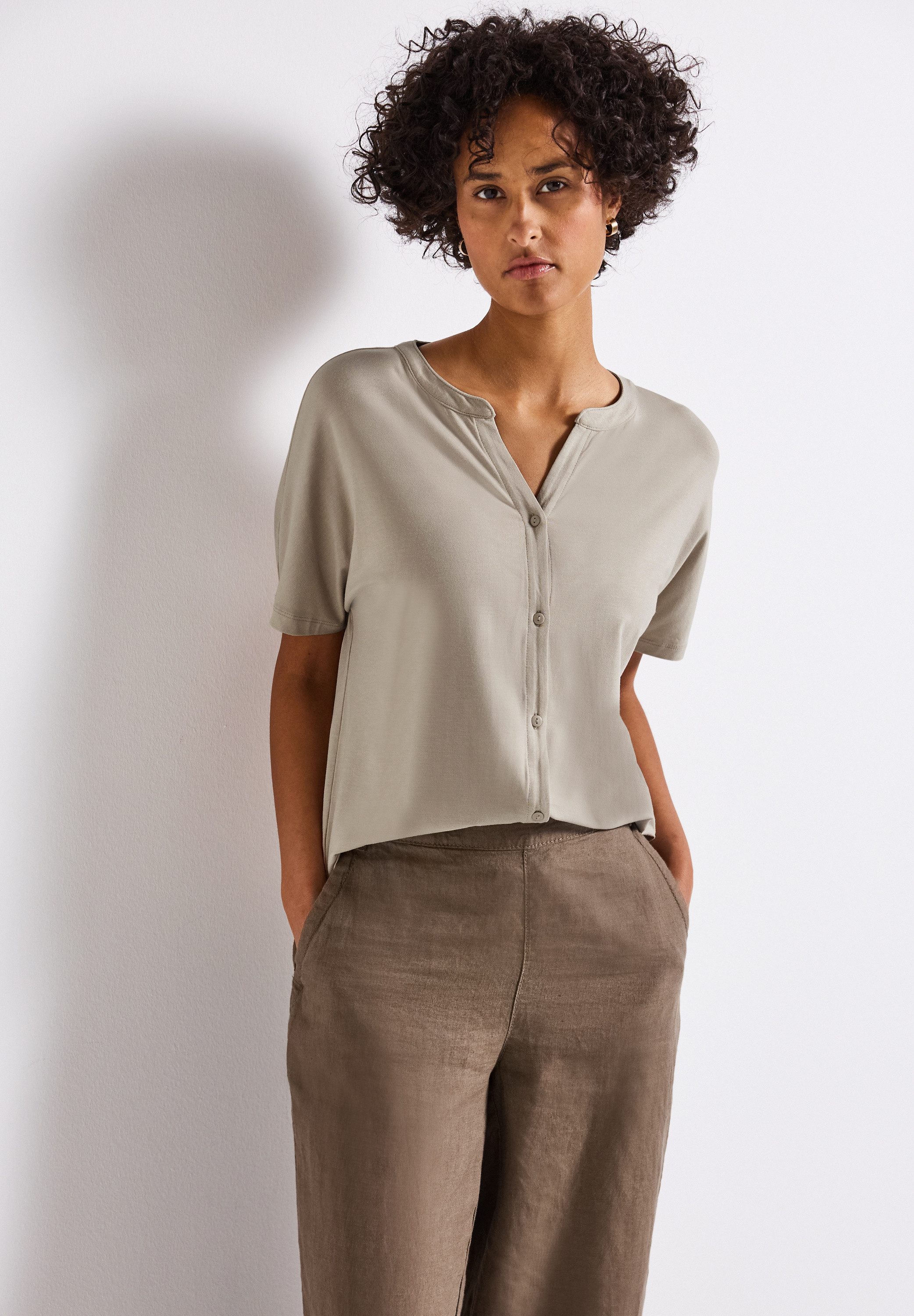 STREET ONE T-Shirt im Tunika-Look günstig online kaufen