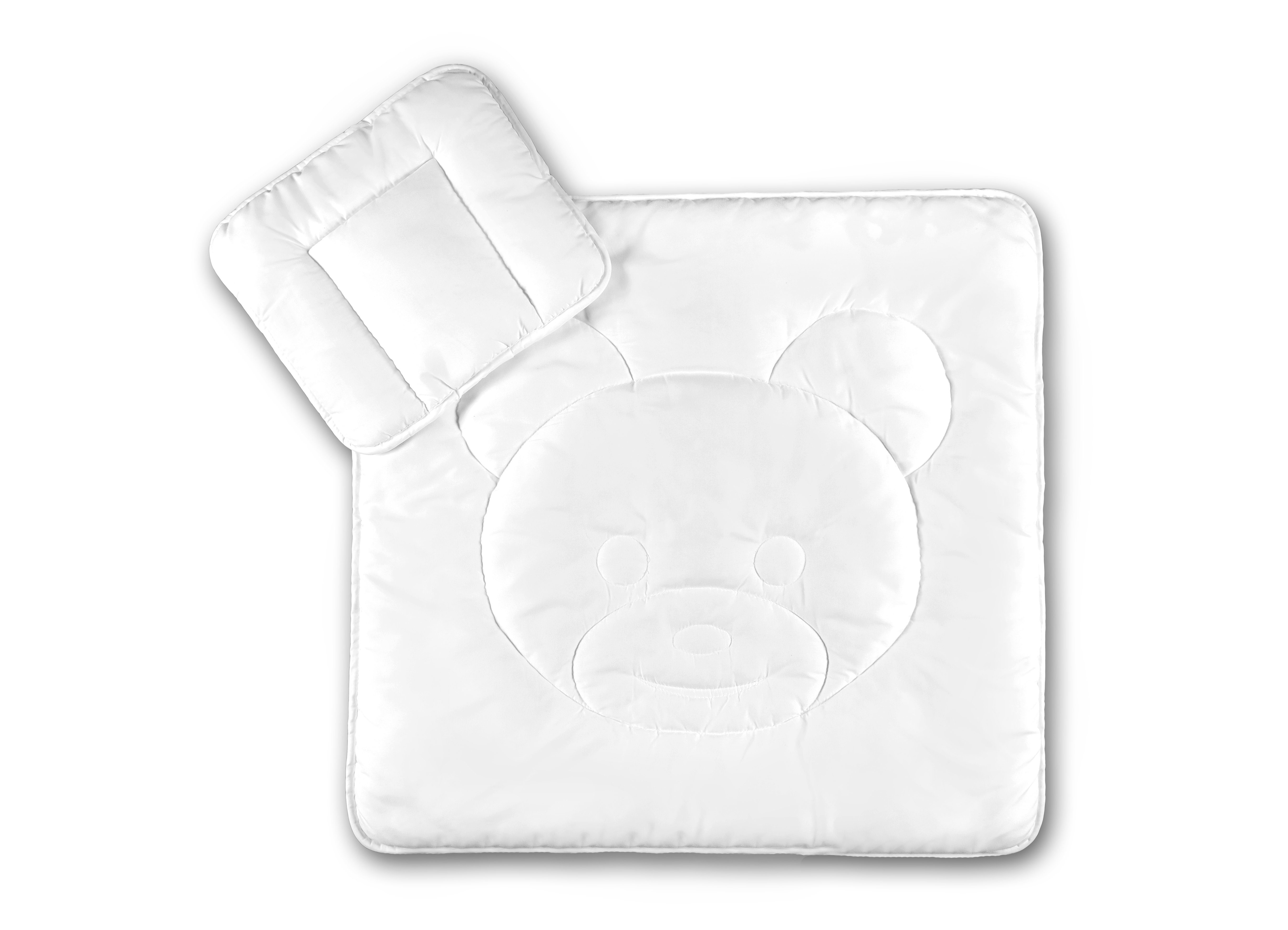 Babybettdecke, KiGATEX Baby Betten Set Kissen 35x40 cm Bettdecke 80x80 cm, KiGATEX, Füllung: Polyester, Microfaser, 95° waschbar