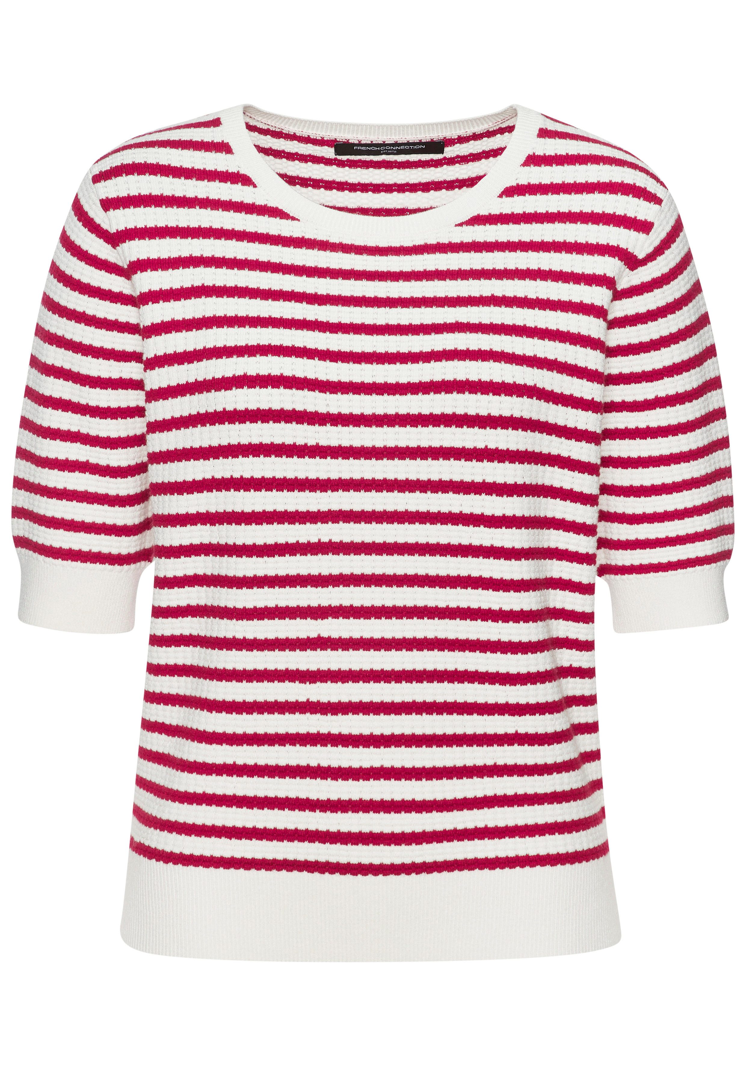 French Connection T-Shirt Loungeshirt mit kurzem Arm, aus soften Strukturstrick, Loungewear. € 49,99