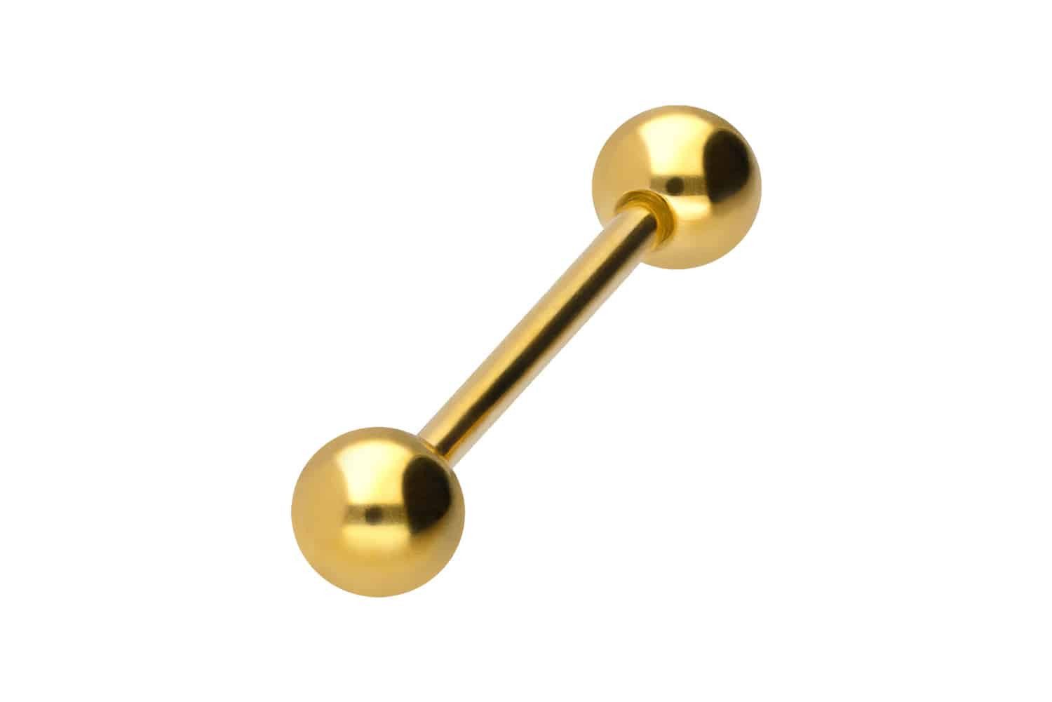 Brustwarzenpiercing Titan Barbell