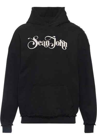 Sean John Kapuzensweatshirt Sean John Herren JM233-004-2 SJ Retro Logo Peached Hoodie (1-tlg)