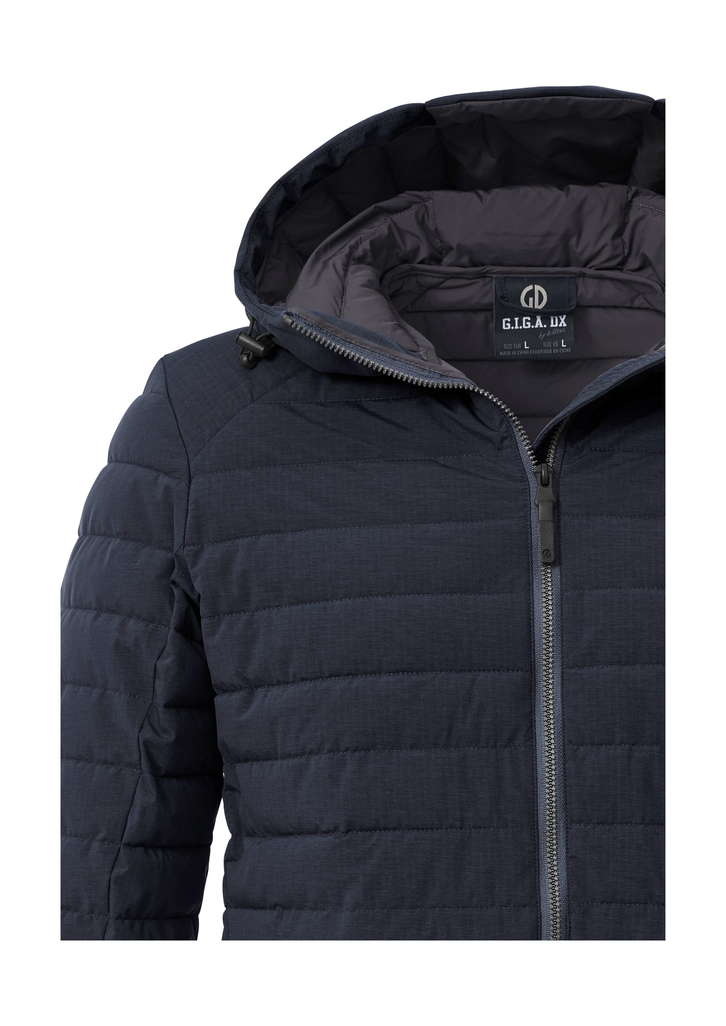 G.I.G.A. DX by killtec Steppjacke GS 86 MN QLTD JCKT Schmale, wasserabweisende Herren Steppjacke mit abnehmbarer Kapuze – Bild 3 von 5