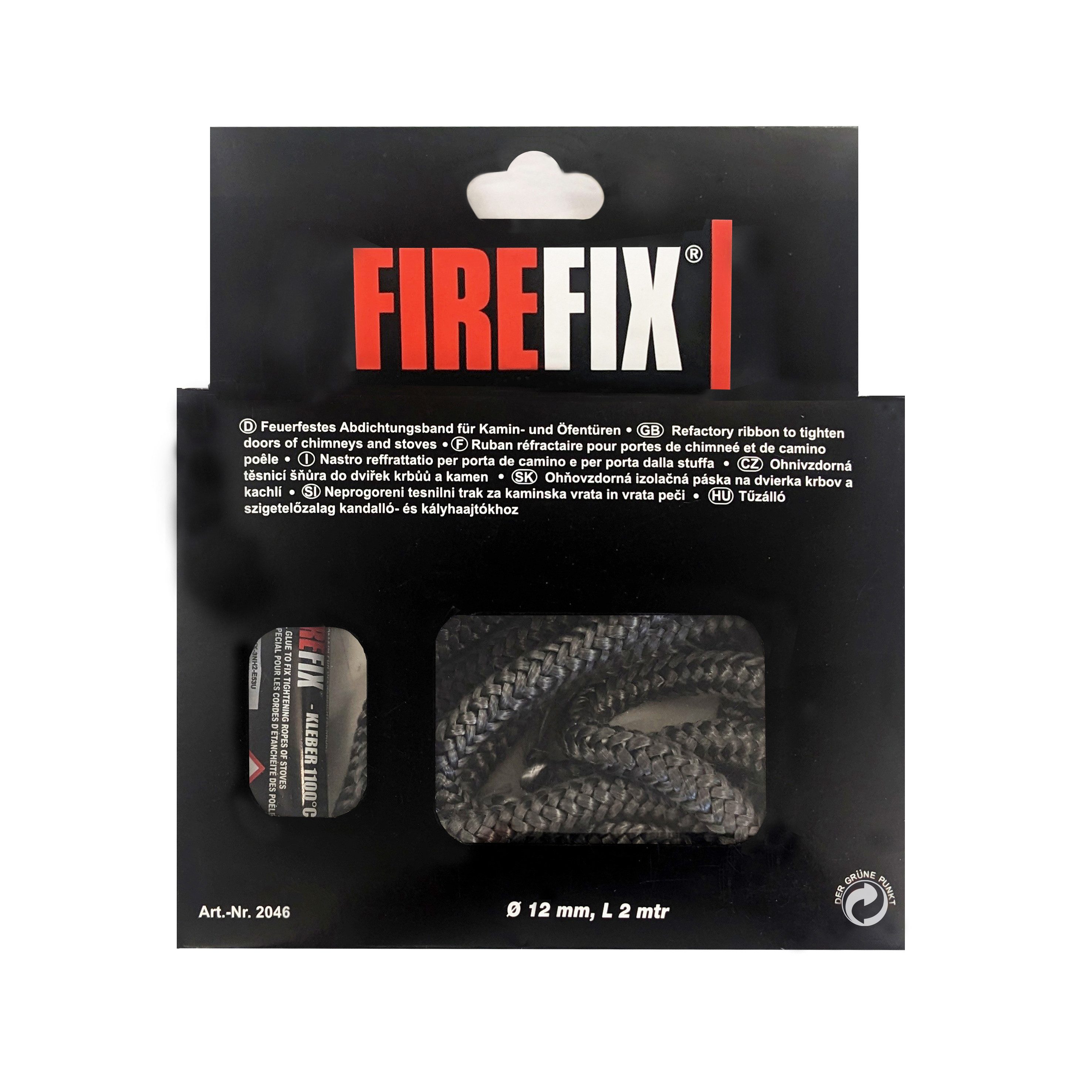 Firefix Dichtungsband, 2 m, ø 12 mm