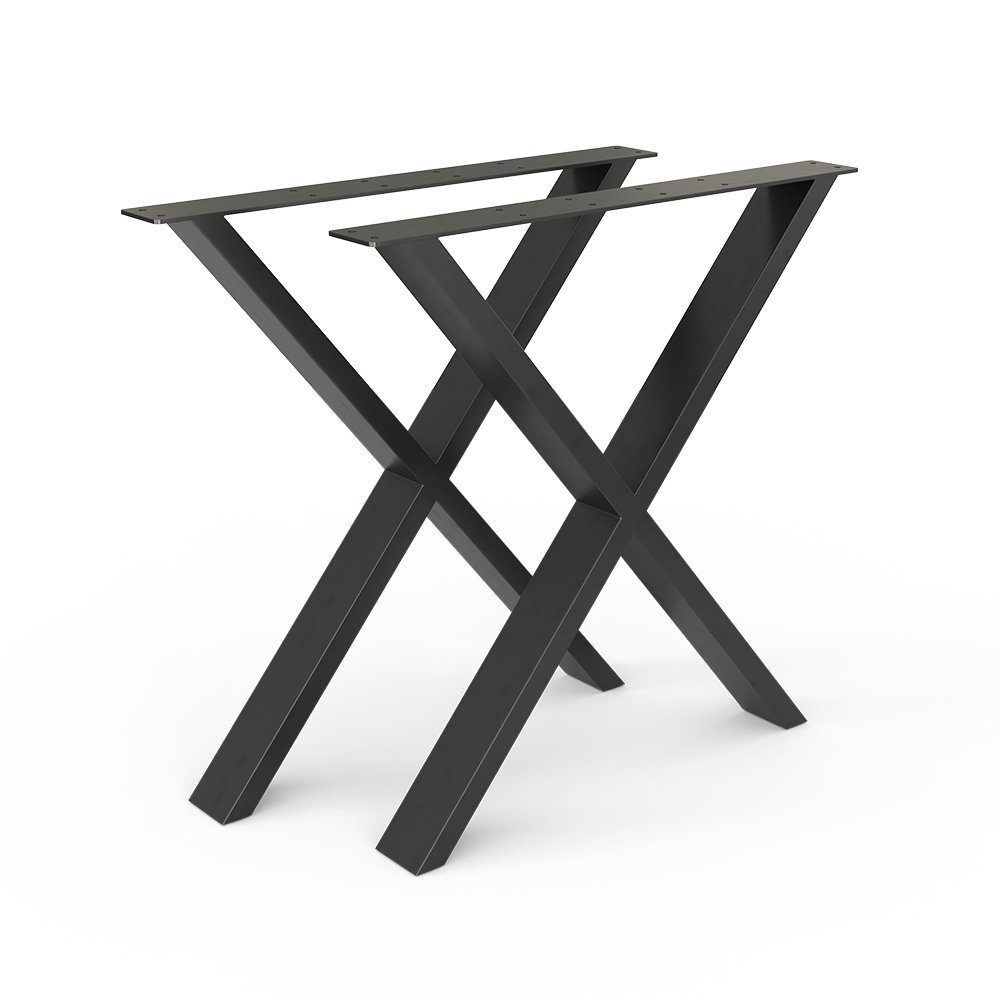 Vicco Tischbein »Loft Tischkufen X-Form 72cm Tischbeine DIY Tischgestell  Esstisch Möbelfüße« online kaufen | OTTO