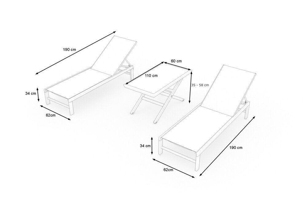 OUTFLEXX Gartenliege
