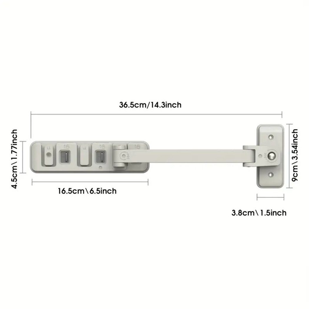 Kindersicherung Kinder-Fenster-Sicherheitsschloss Baby-Sicherheits-Fenstersicherung, TUABUR