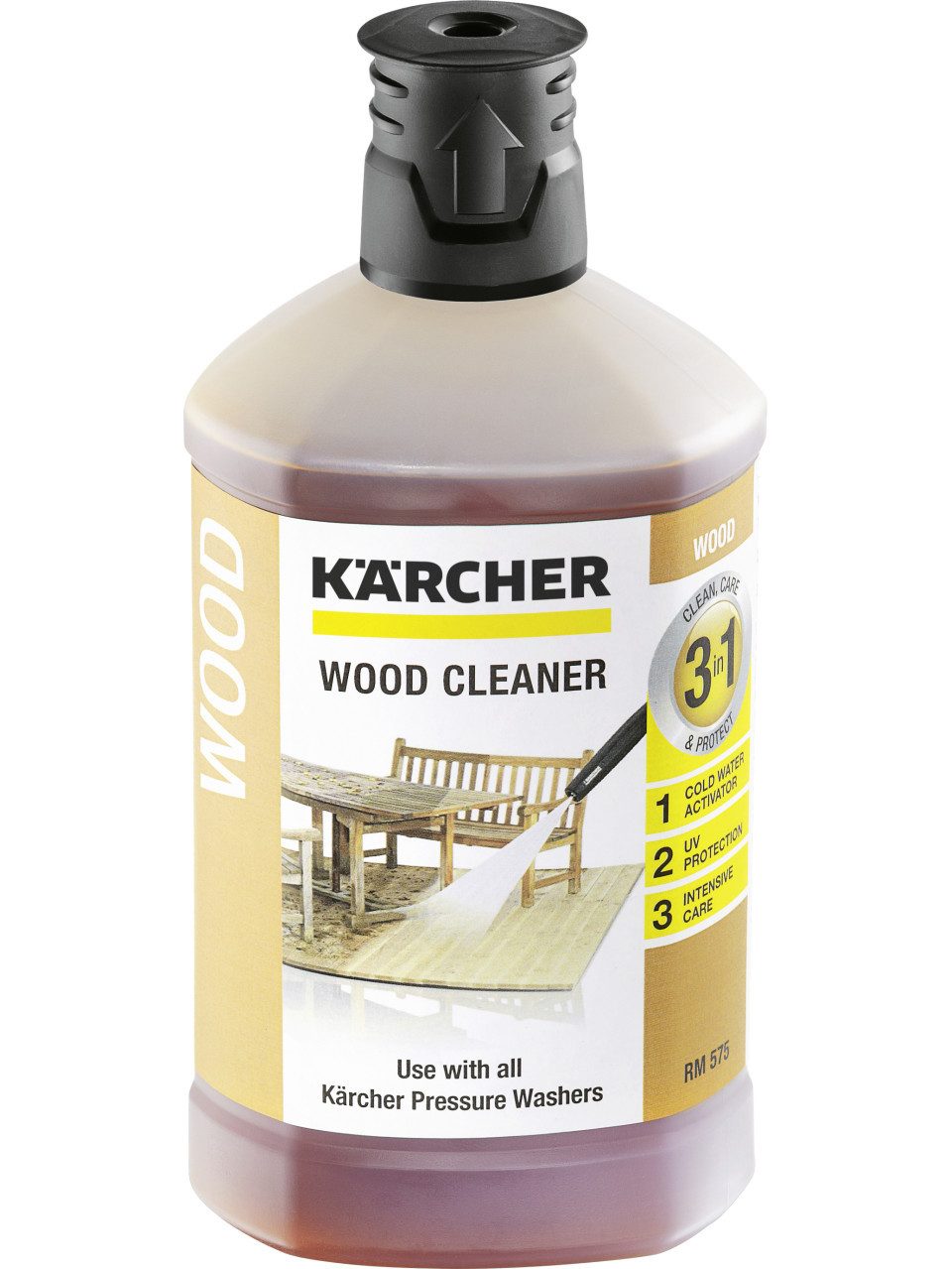 KÄRCHER Hochdruckreiniger Kärcher 3 in1 Holzreiniger 1 L von Karcher