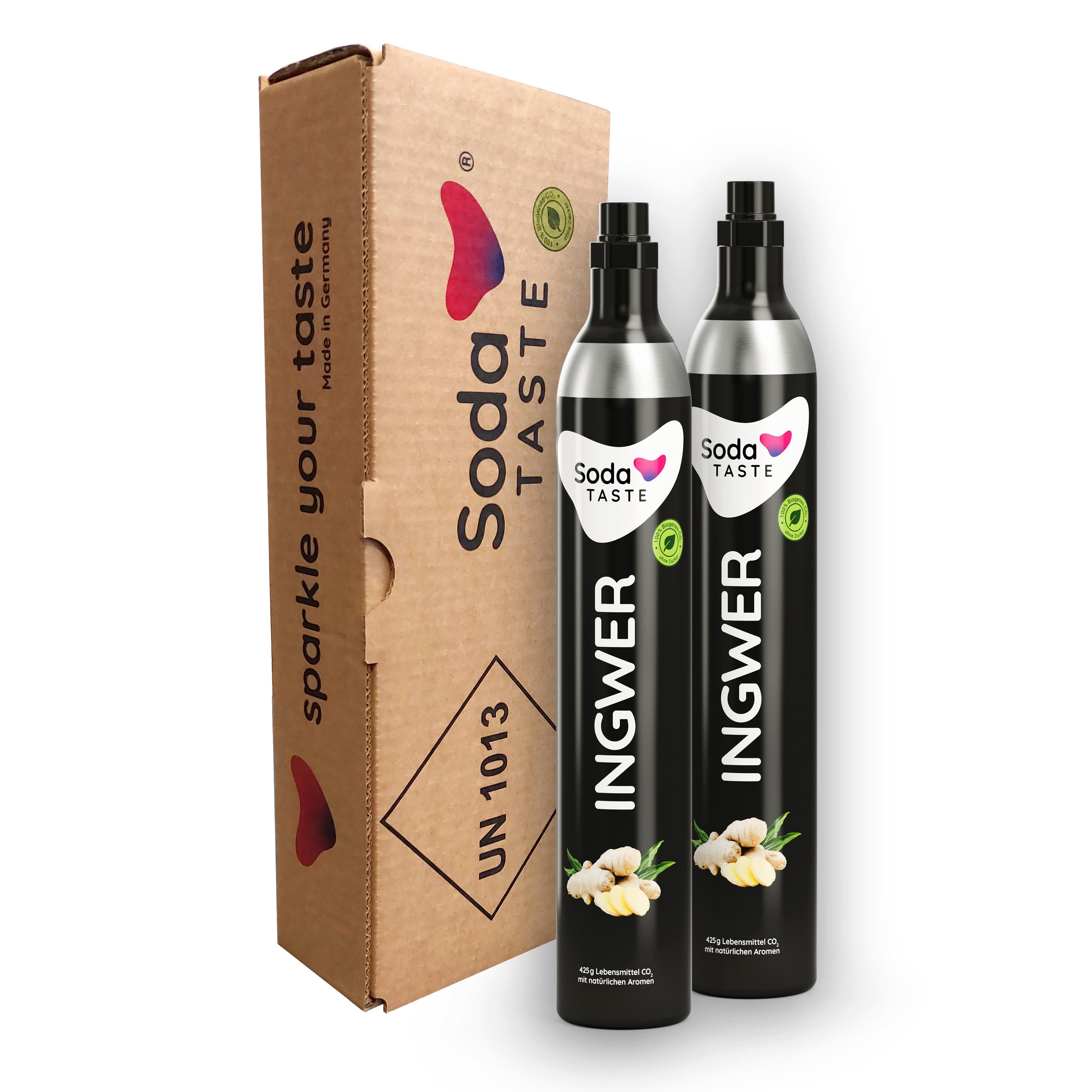 SodaTASTE Wassersprudler Swap CO₂ Cylinder - Découvrez la variété du bouton Soda