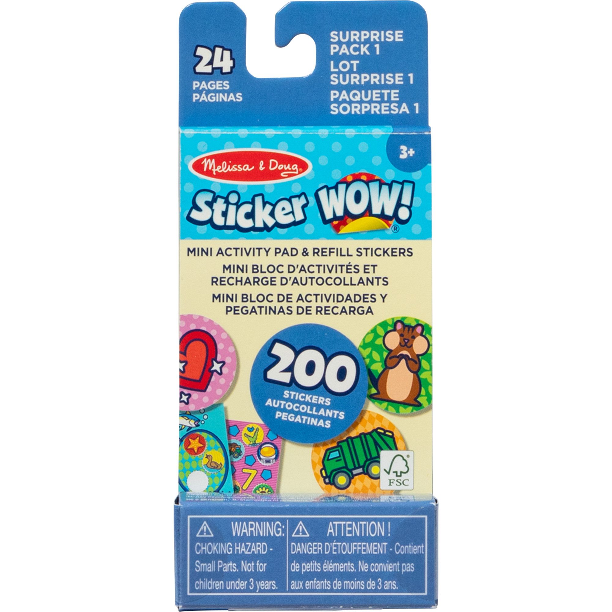 HATCHIMALS Spielfigur Spin Master Melissa & Doug - Sticker WOW!