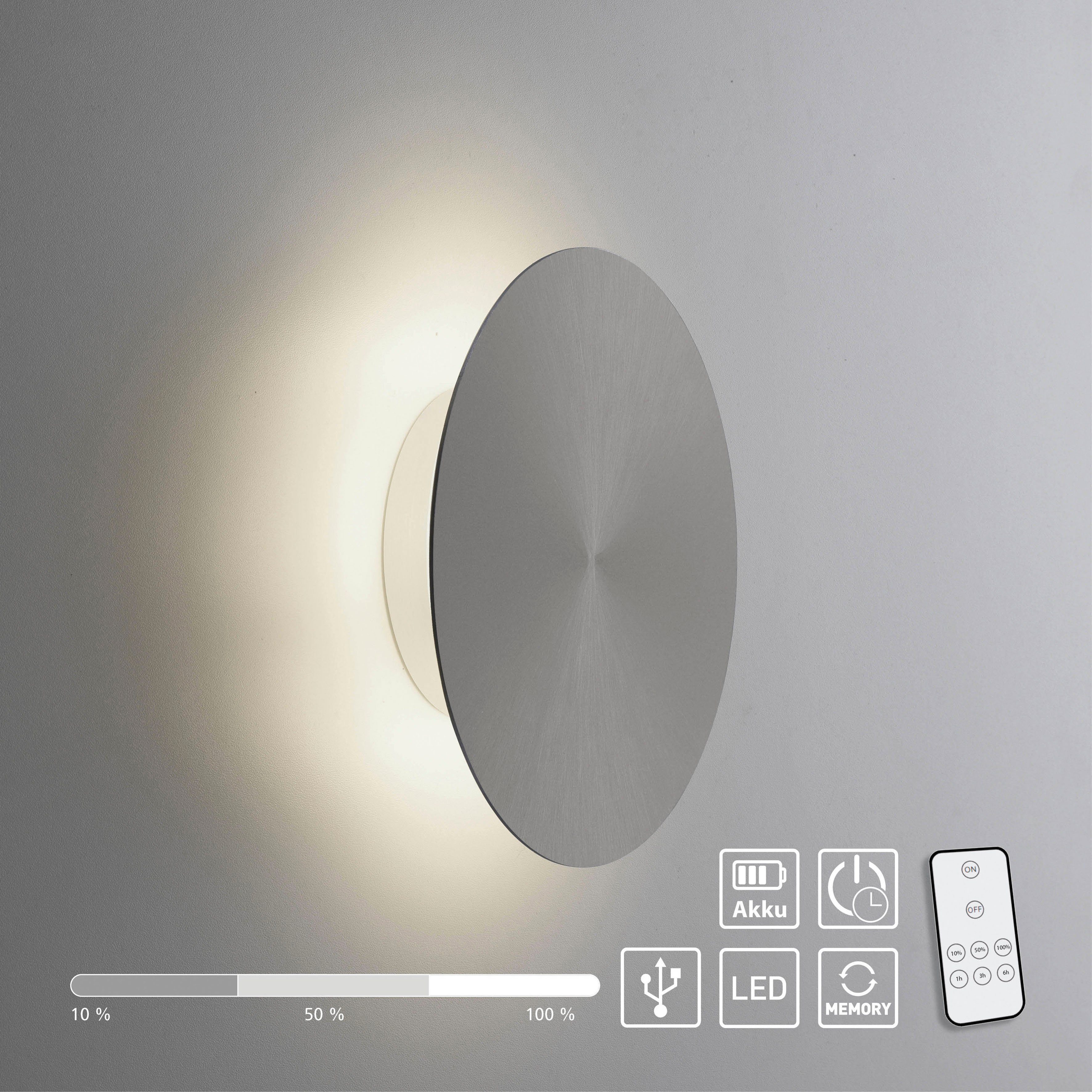 Paul Neuhaus Wandleuchte AKKU PUNTU, LED fest integriert, Warmweiß günstig online kaufen