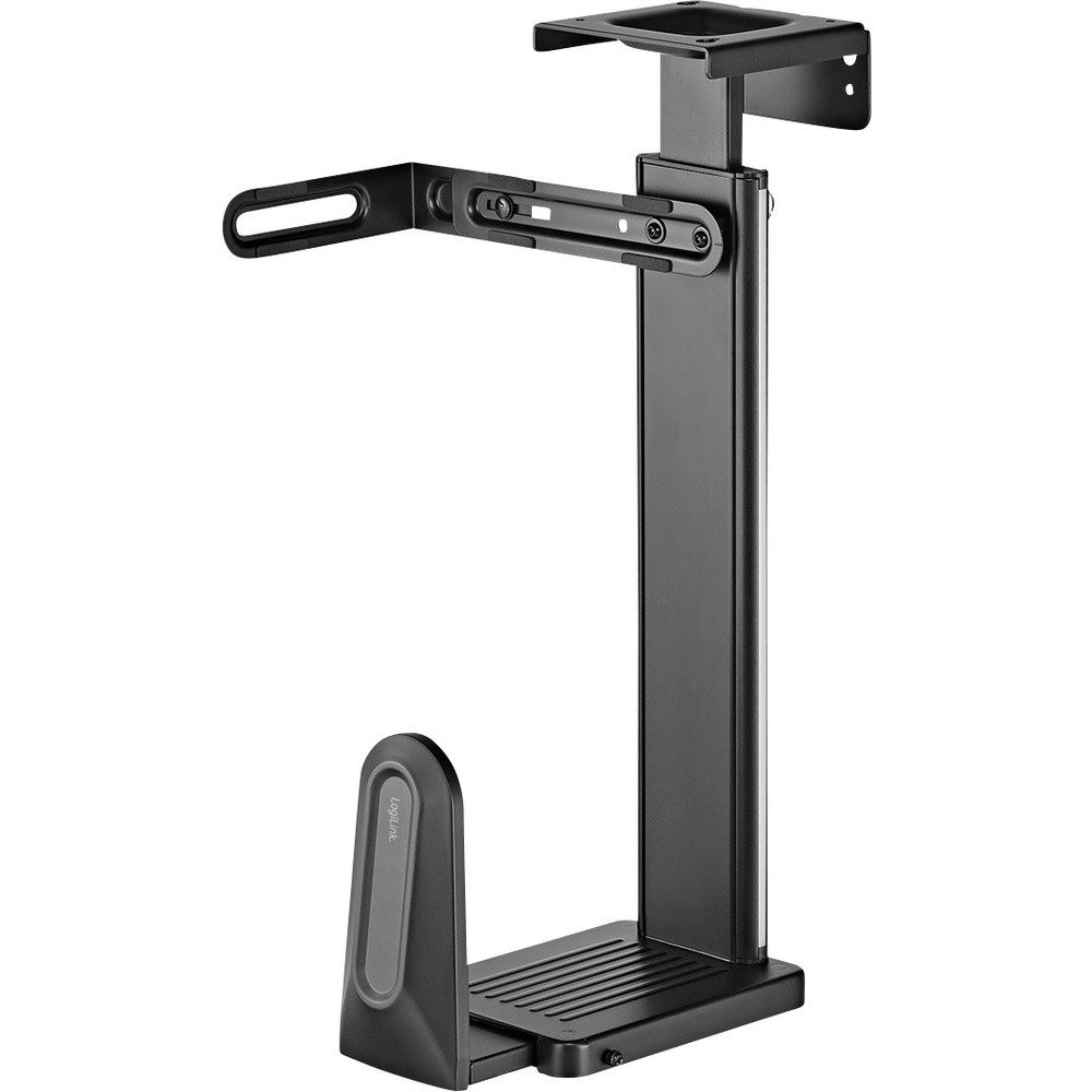 LogiLink Laptop-Ständer LogiLink PC Halterung Untertisch, Wand EO0073 EO0073 Schwarz Belastbar