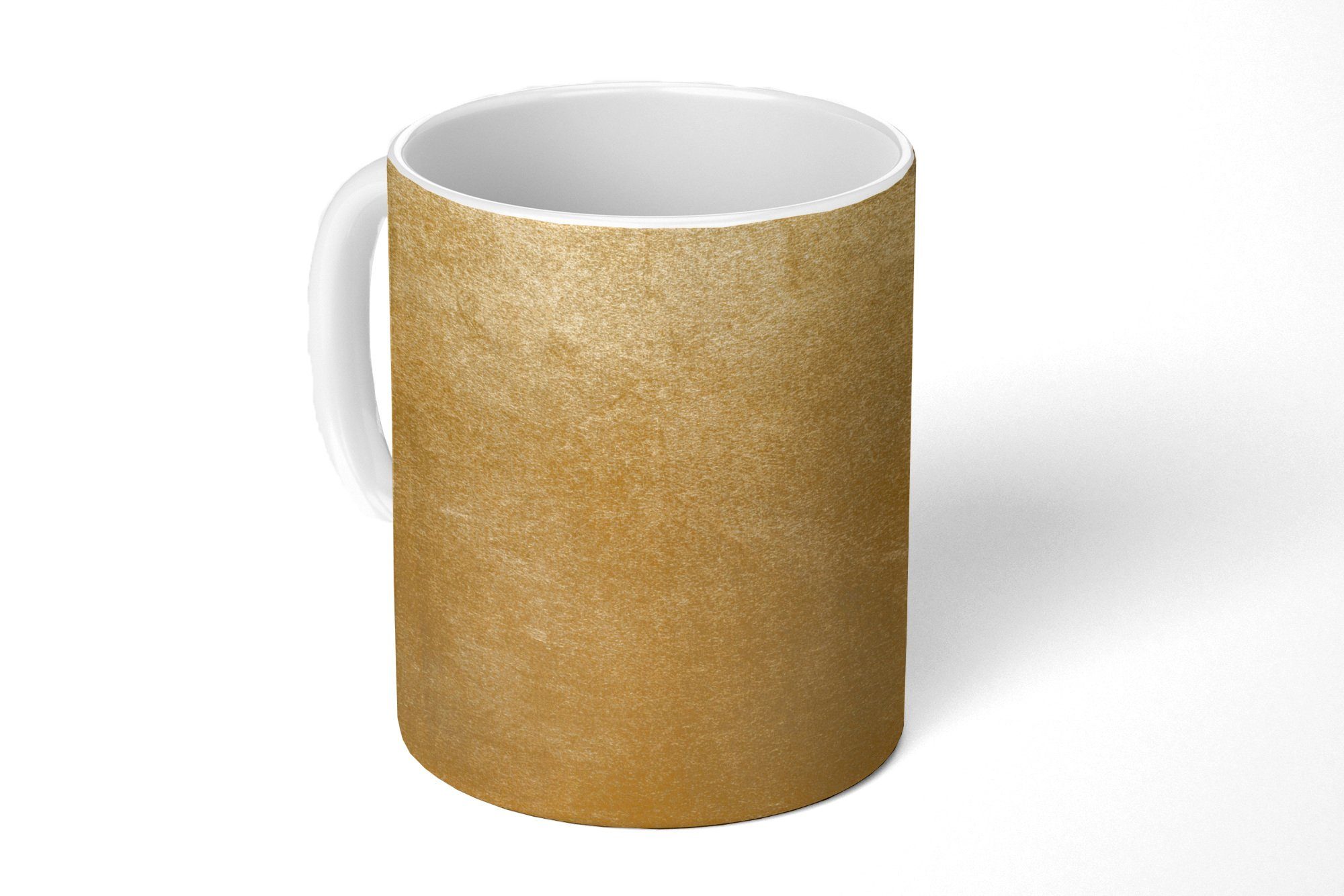MuchoWow Tasse Gold - Luxus - Abstrakt, Keramik, Kaffeetassen, Teetasse, Becher, Teetasse, Geschenk