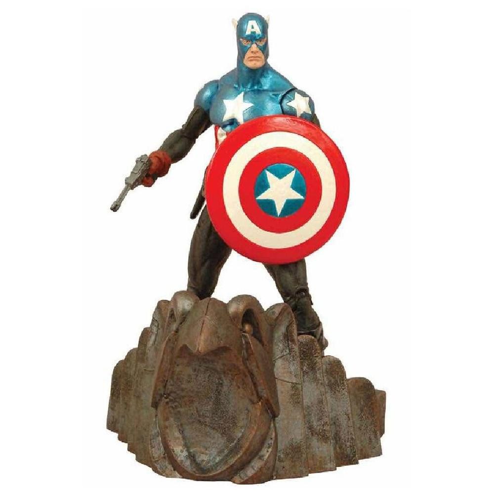 Diamond Select Toys Sammelfigur Marvel Select Captain America Figur 18cm