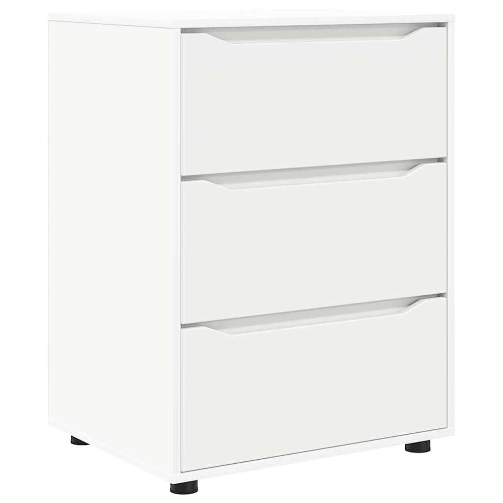 vidaXL Mehrzweckschrank Aufbewahrungsschrank Weiß 60 x 48 x 81 cm Holzwerks günstig online kaufen
