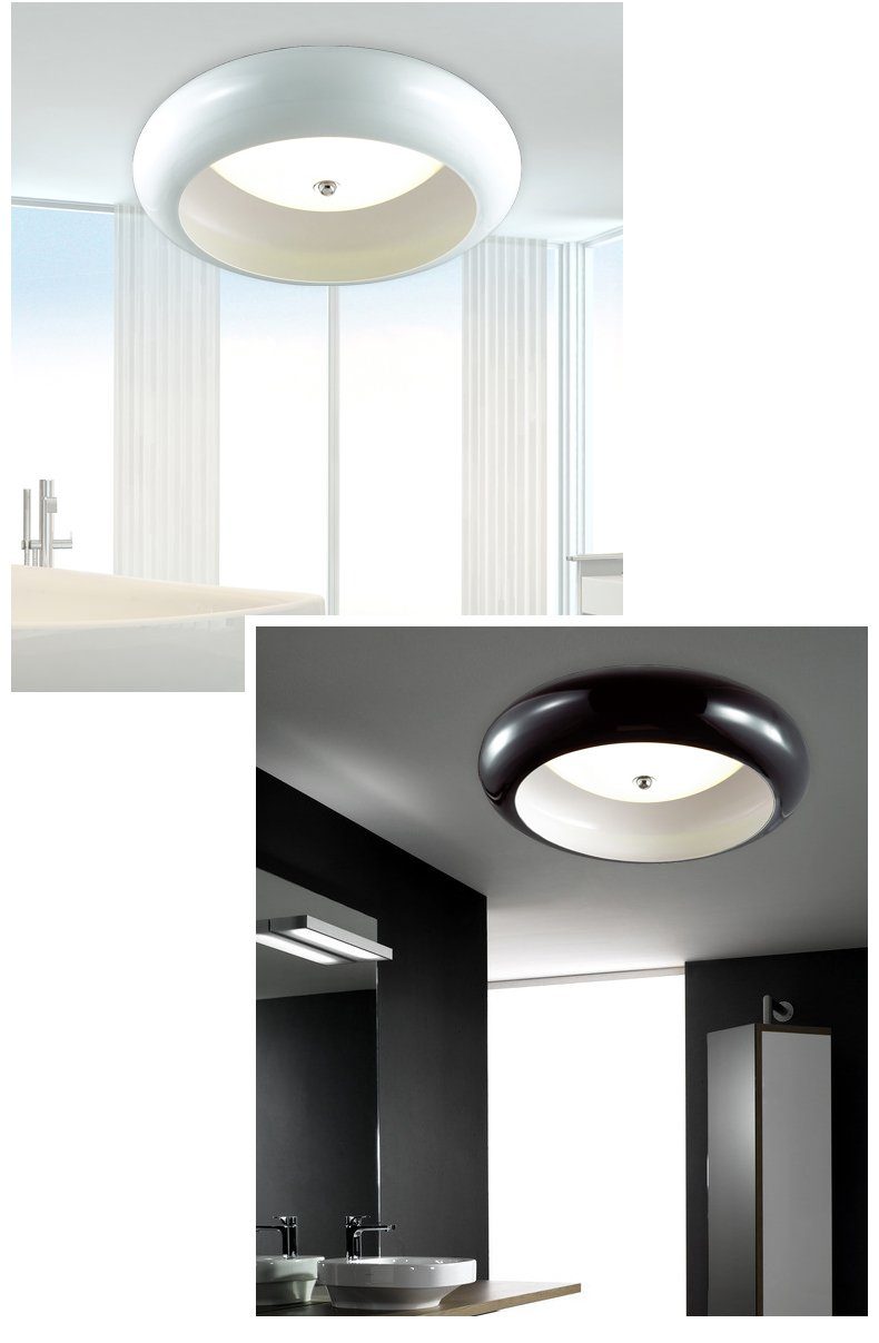 Euroton LED Pendelleuchte LED Pendelleuchte Hängelampe Deckenleuchte 8295 warmweiß schwarz weiß, Warmweiß, LED fest integriert, Warmweiß, Nicht zutreffend