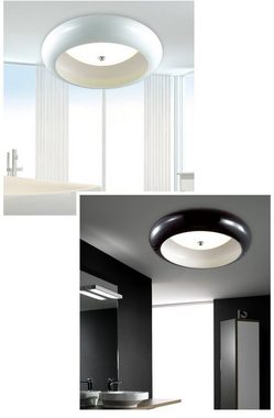 Euroton LED Pendelleuchte LED Pendelleuchte Hängelampe Deckenleuchte 8295 warmweiß schwarz weiß, LED fest integriert, Warmweiß, Nicht zutreffend