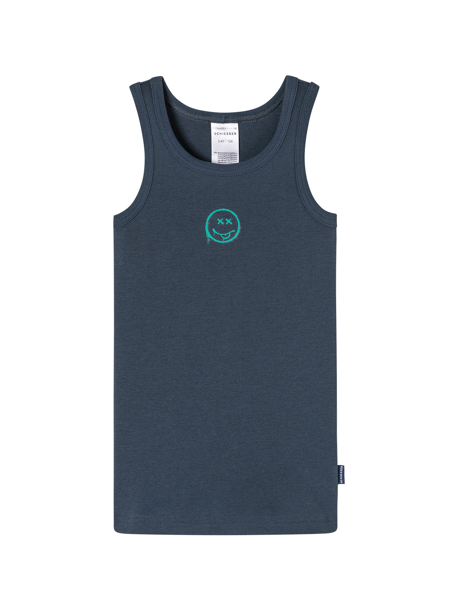 Schiesser Unterhemd Fine Rib MP (2-St) Achselhemd, Tanktop, Unterziehshirt – Bild 2 von 3