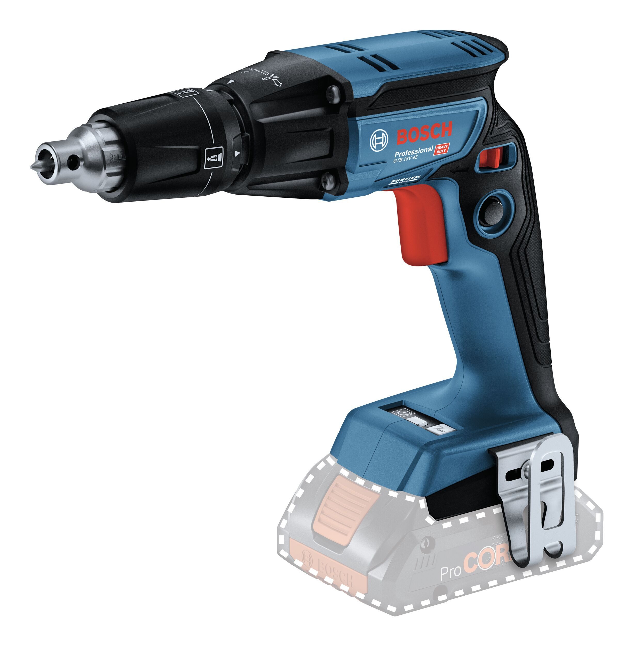BOSCH Akku-Trockenbauschrauber GTB 18V-45, 4500 U/min, Ohne Akku - in L-BOXX 136