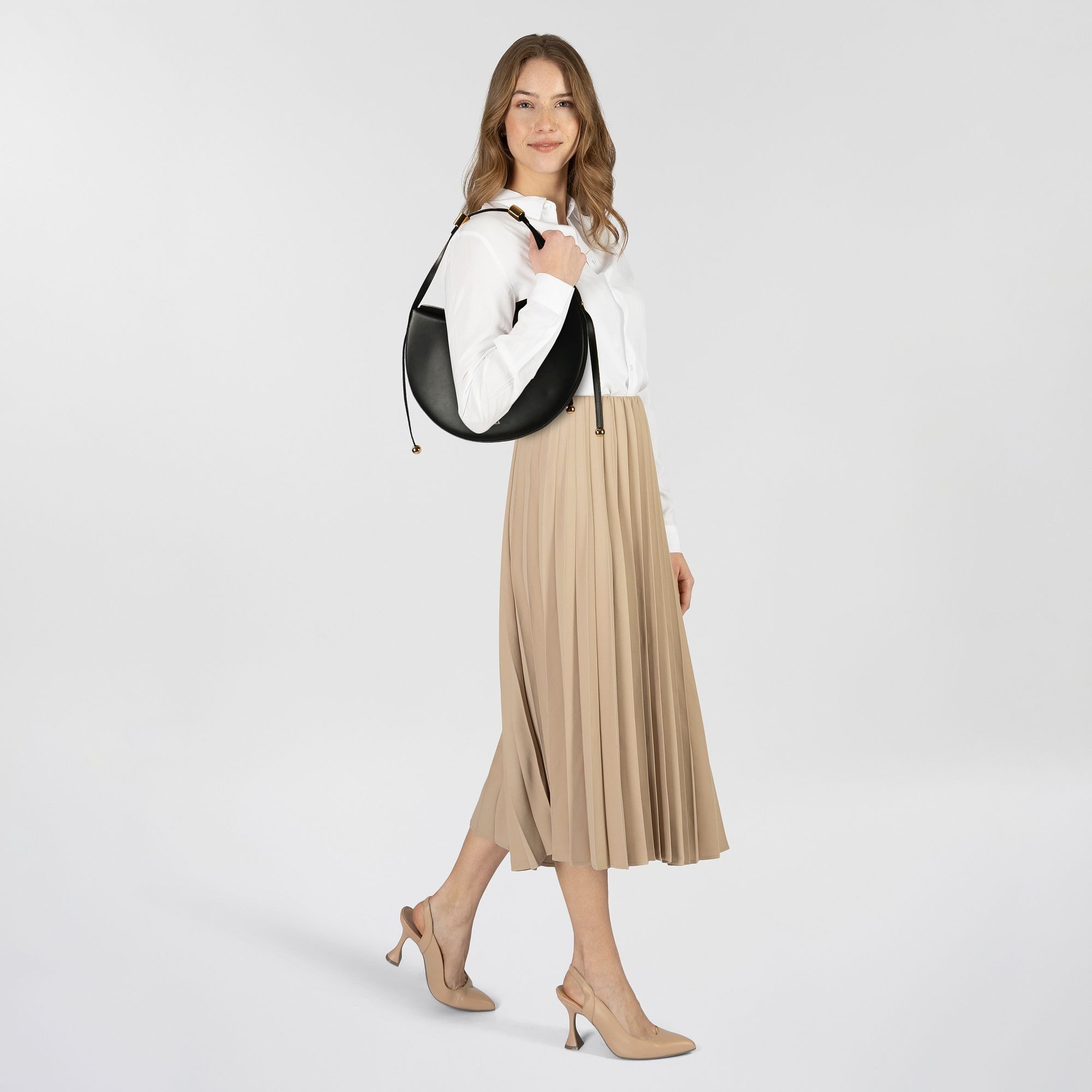 Furla Schultertasche Moonstone, Leder günstig online kaufen