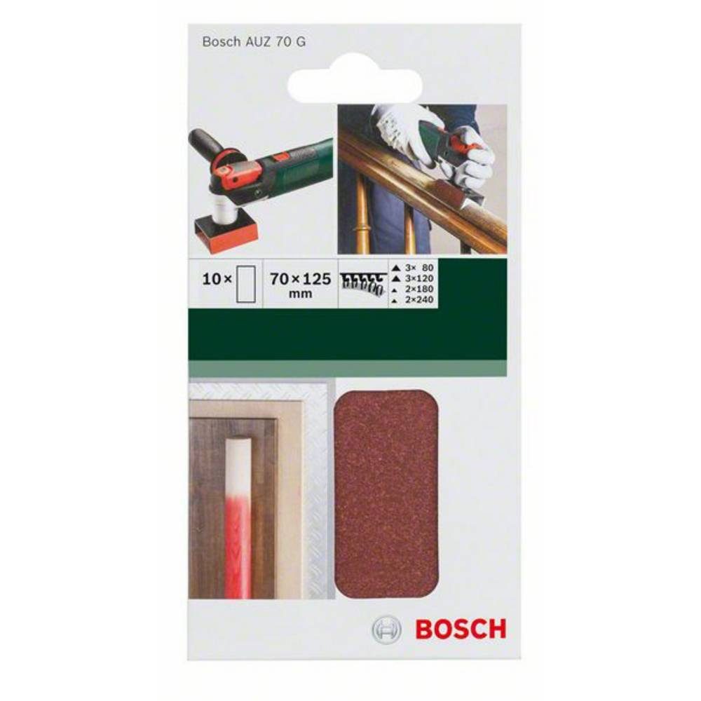 Thumbnail - BOSCH Schleifaufsatz Schleifblatt-Set, 10-teilig, für AUZ 70 G, B: 70