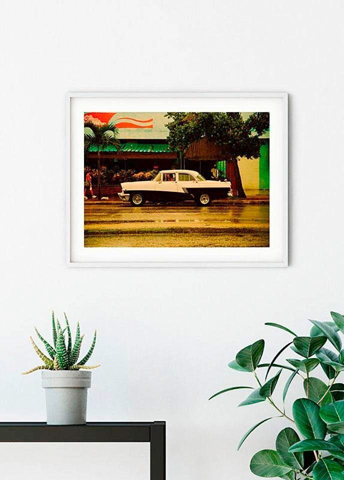 Komar Bild Cuba Car, Städte (1 St), Wandbild zur Dekoration - ohne Rahmen