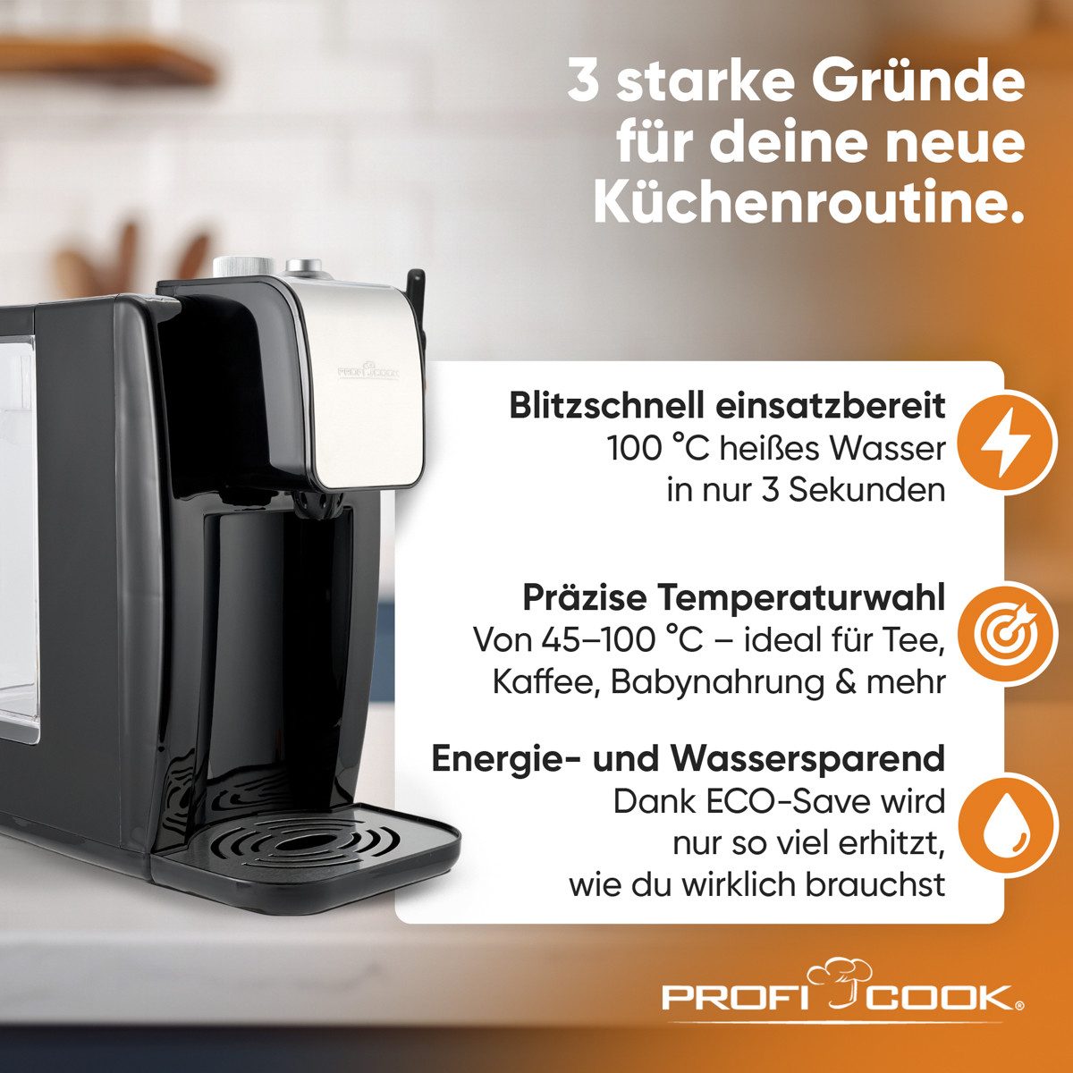 ProfiCook Heißwasserspender PC-HWS 1168