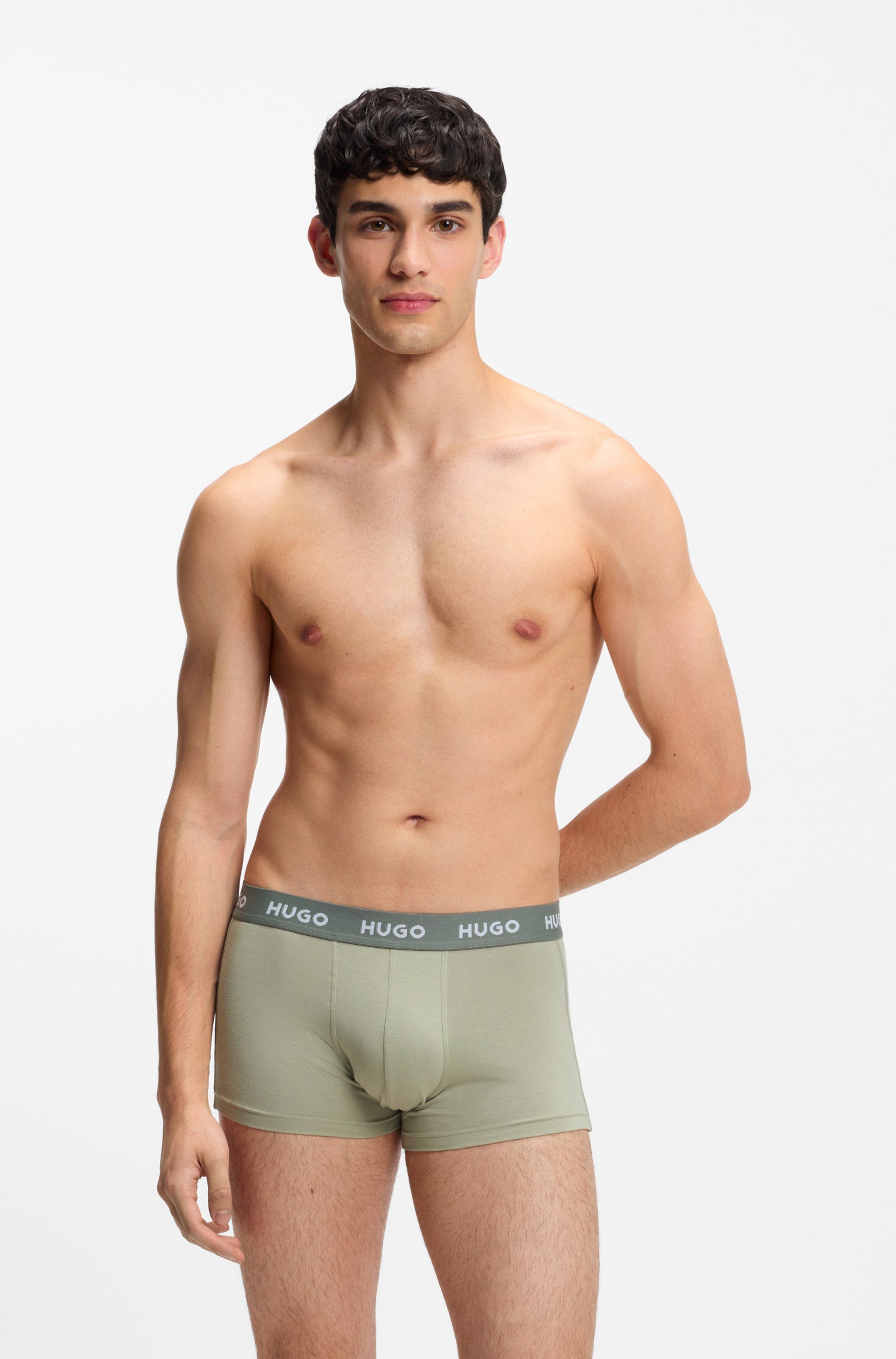 HUGO Trunk TRUNK TRIPLET DESIGN (Packung, 3-St) mit Logobund