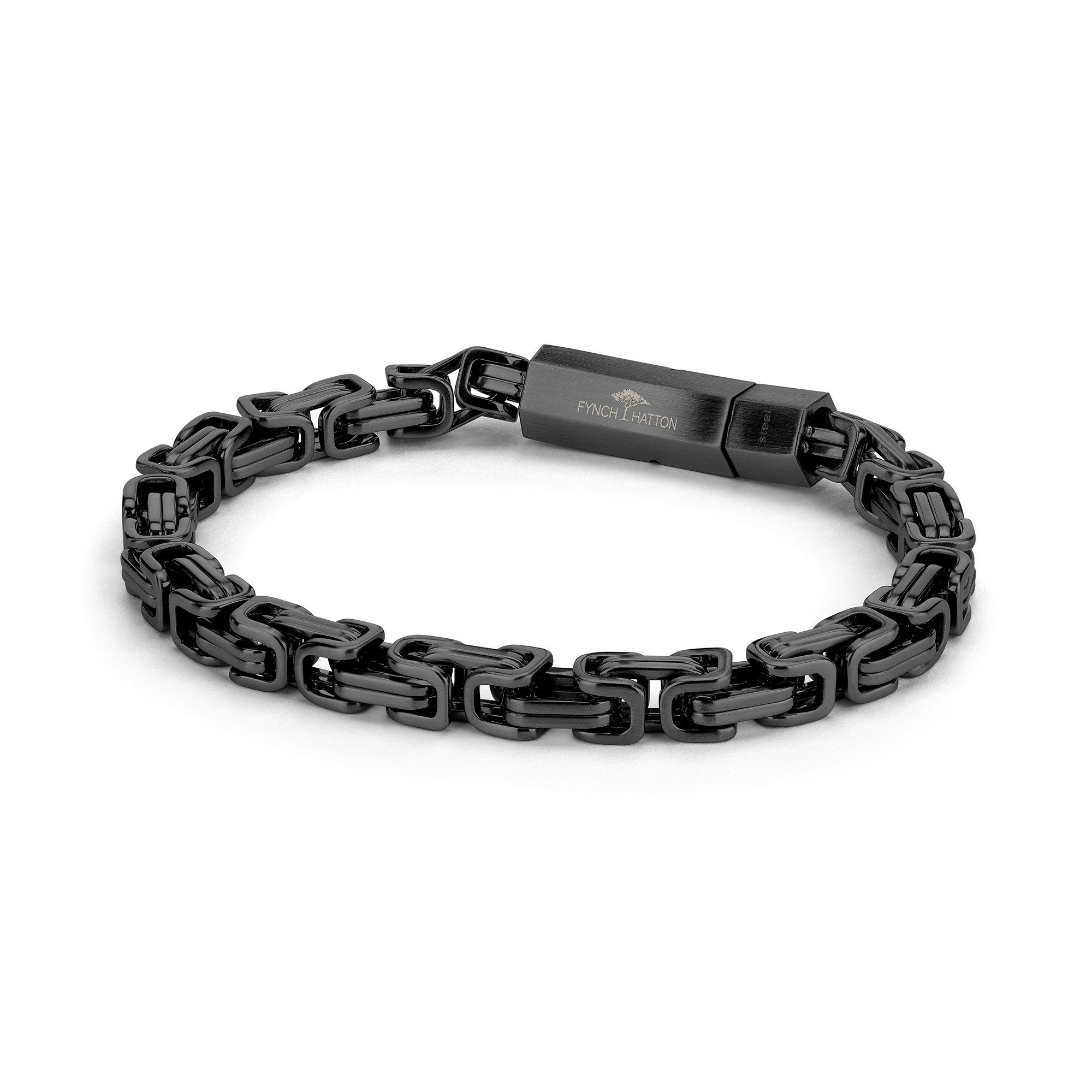 FYNCH-HATTON Königsarmband Schmuck Geschenk Edelstahl Armkette The King Chain