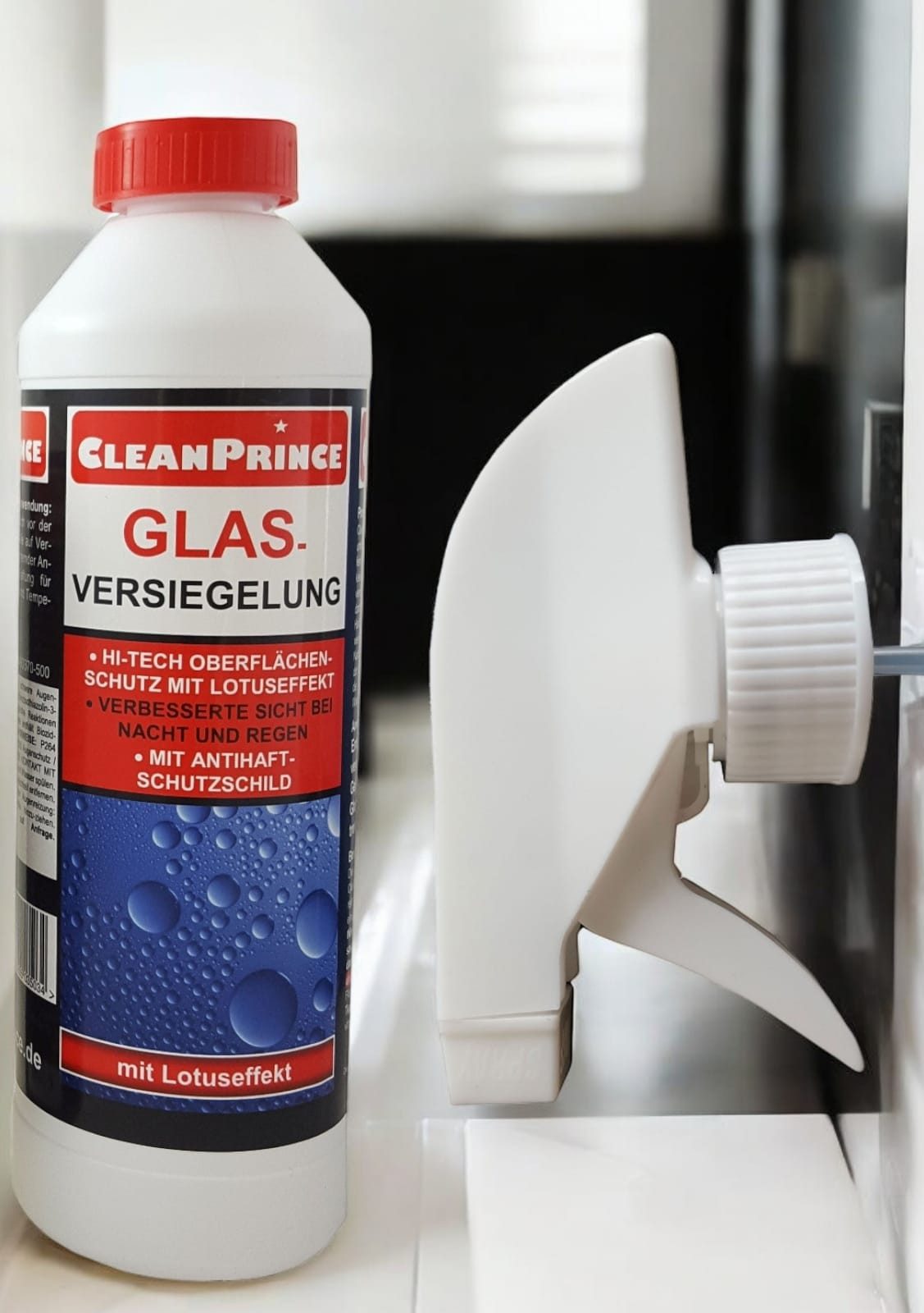Glas-Versiegelung mit Lotuseffekt Scheibenversiegelung