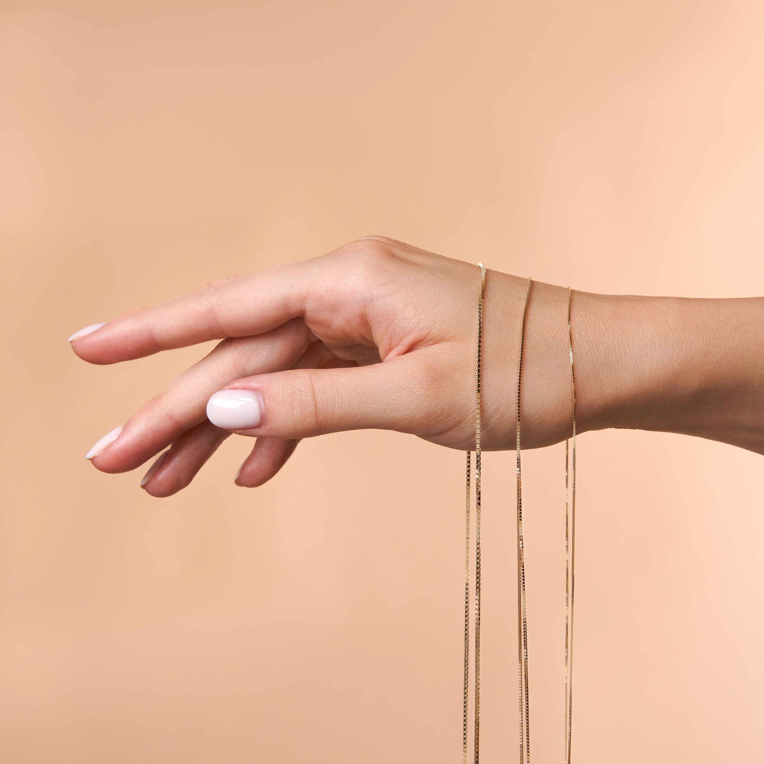 GOLDKLEIN Goldkette 14 Karat Kette Gold Veneziana Stil 585 Echtgold 45cm-50cm Halskette, Bestpreis - Damen Herren mit Schmuckbox - Sale 30.04.2026