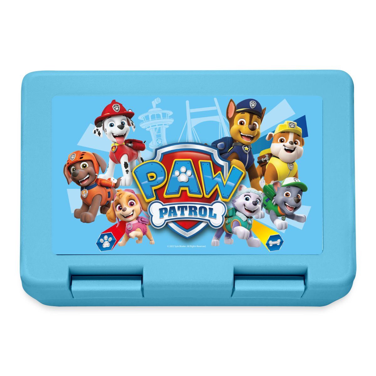Spreadshirt Lunchbox Paw Patrol Hauptcharaktere Brotdose Lunchbox, Plastik, Aluminium