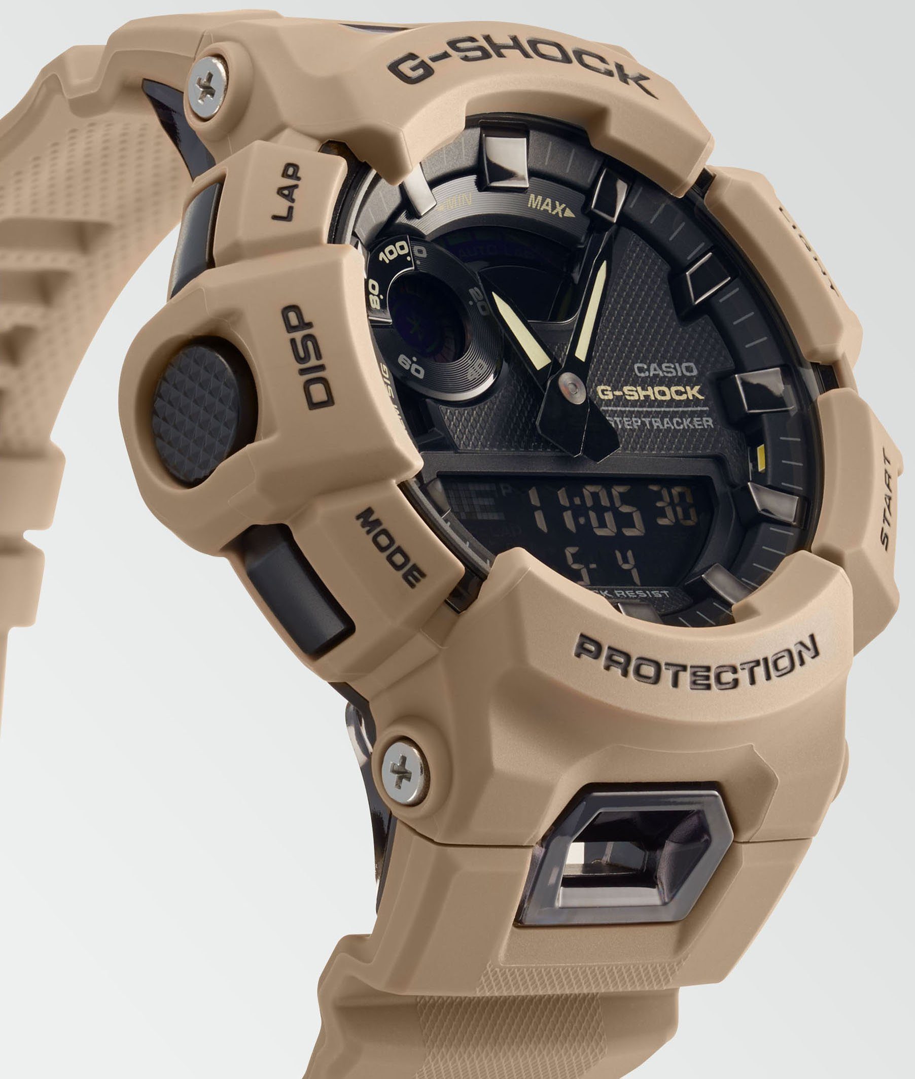 CASIO G-SHOCK GBA-900 Smartwatch, Armbanduhr,Herren,Bluetooth,Schrittzähler,digital, bis 20bar wasserd.