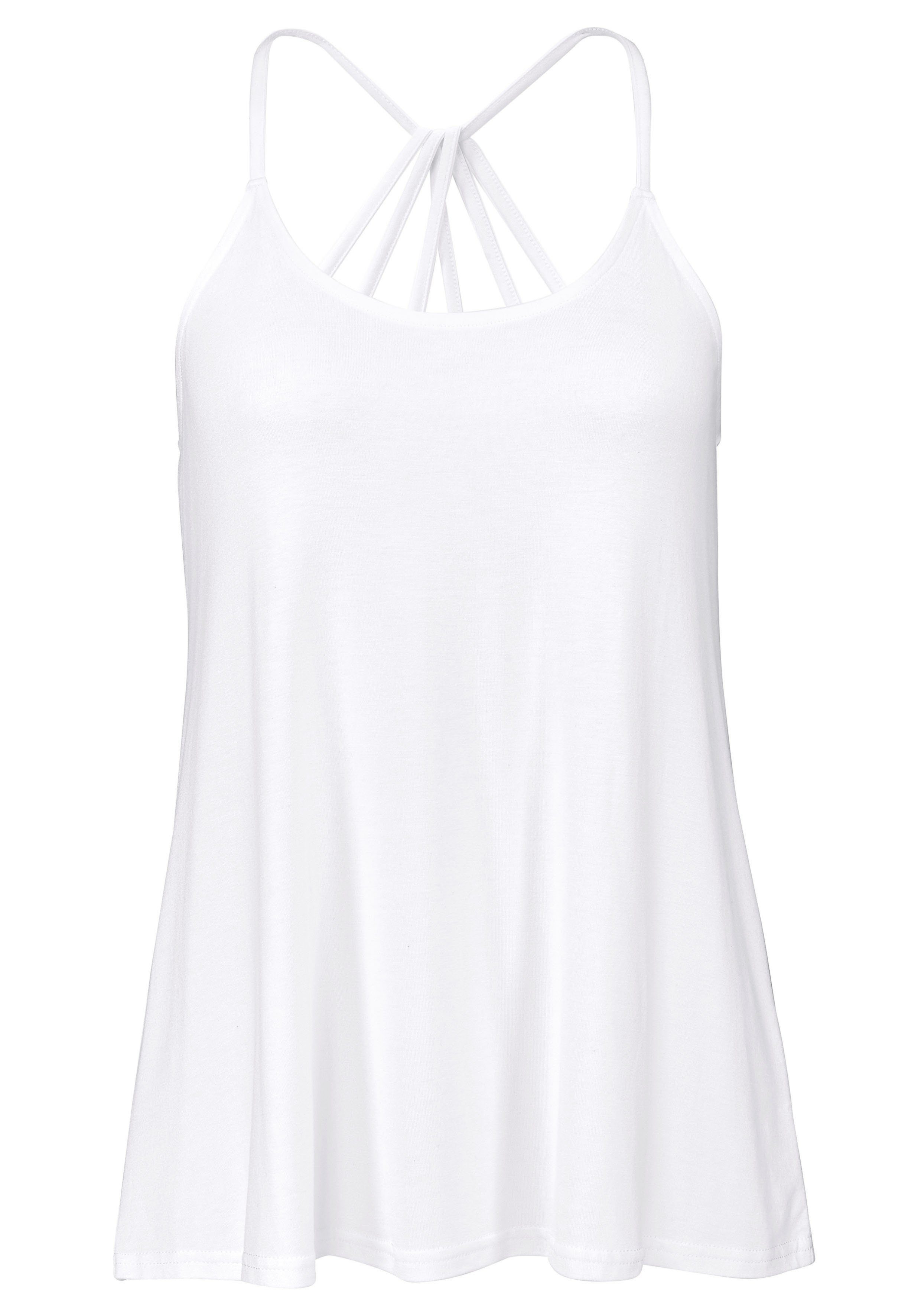 Buffalo Strandtop mit raffinierter Rückenlösung, Damentop, Spaghettiträger, modisch. € 24,99