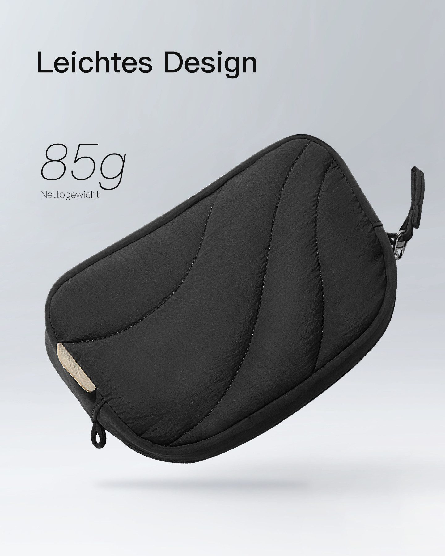 Inateck Taschenorganizer Leicht Kabeltasche Elektronik Organizer, Zubehör Reisezubehörtascheb, Spritzwassergeschützte, für Hubs, Powerbank, USB Stick
