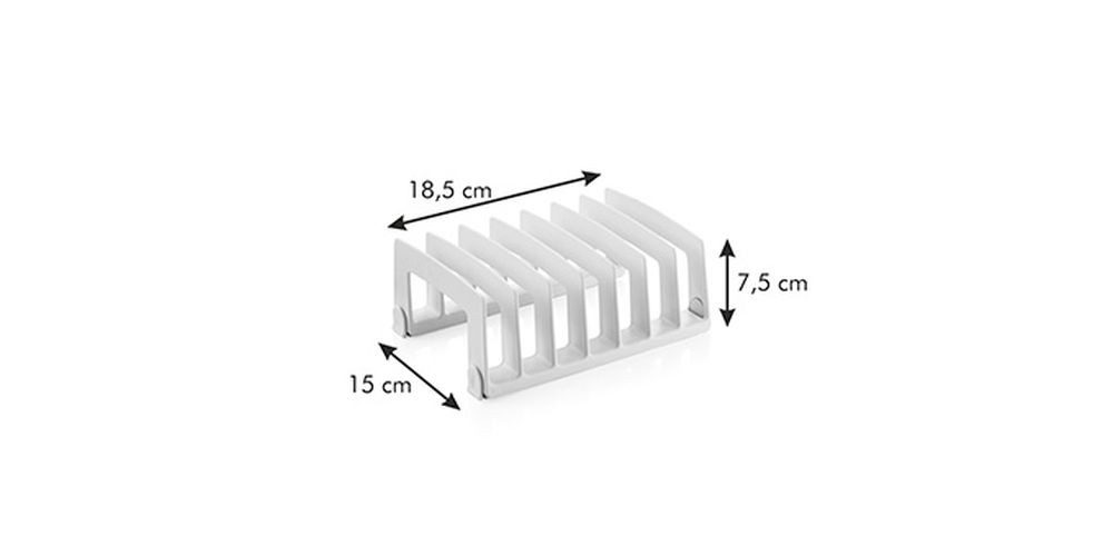 Tescoma Topfdeckel TESCOMA Deckelhalter aus Kunststoff FlexiSPACE 185 x 148 mm, (1-tlg)