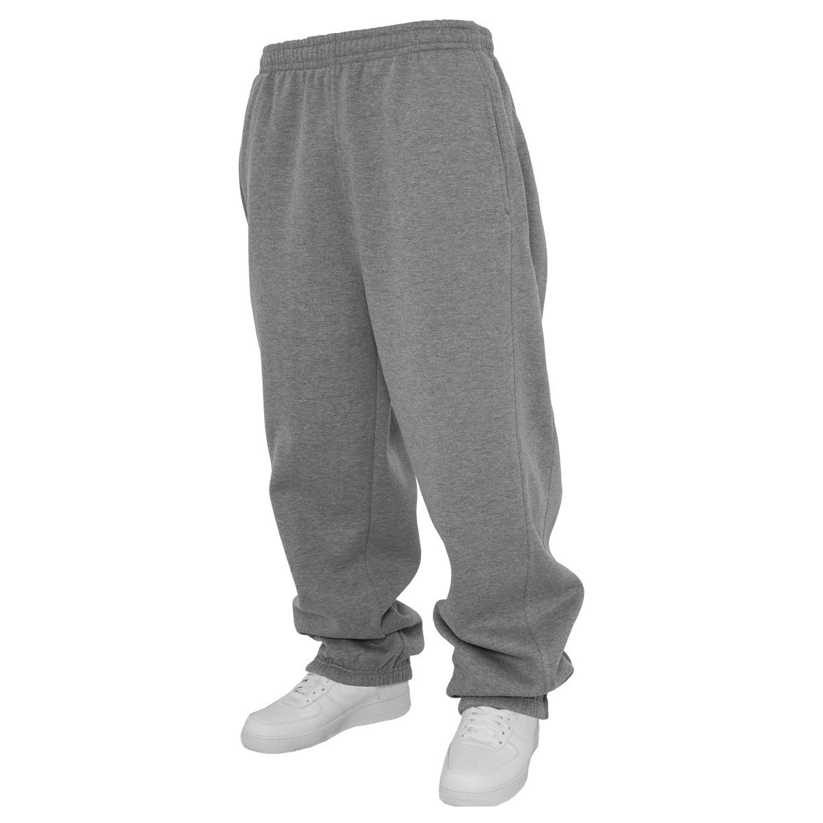 URBAN CLASSICS Jogginghose Jogginghose Herren Übergröße grau Urban Classics günstig online kaufen
